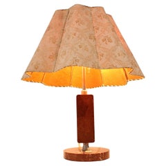 Vintage Mid-Century Table Lamp/Kámen Praha, 1950s