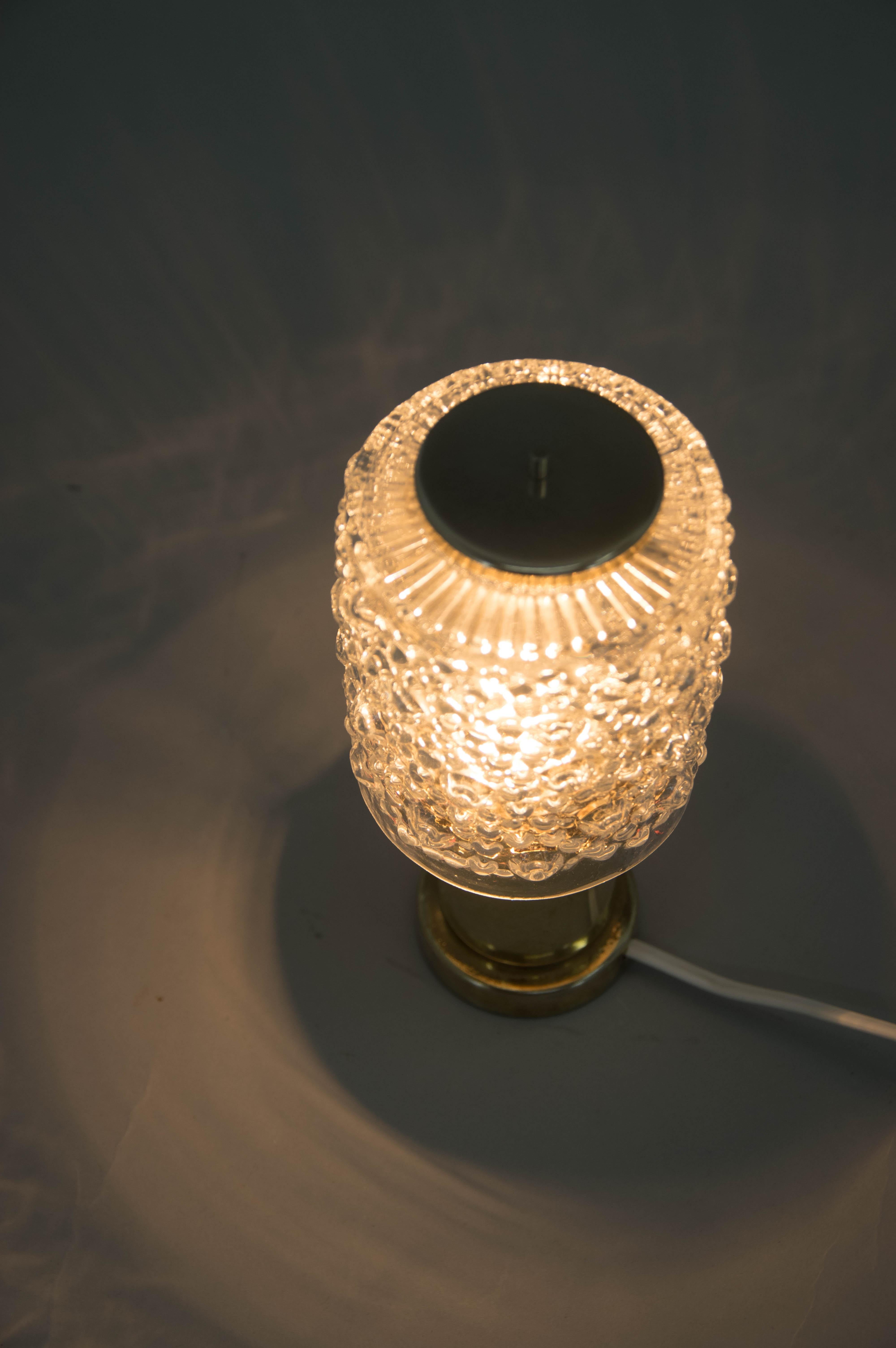 Tchèque Lampe de table du milieu du siècle, Kamenický Šenov, 1970 en vente