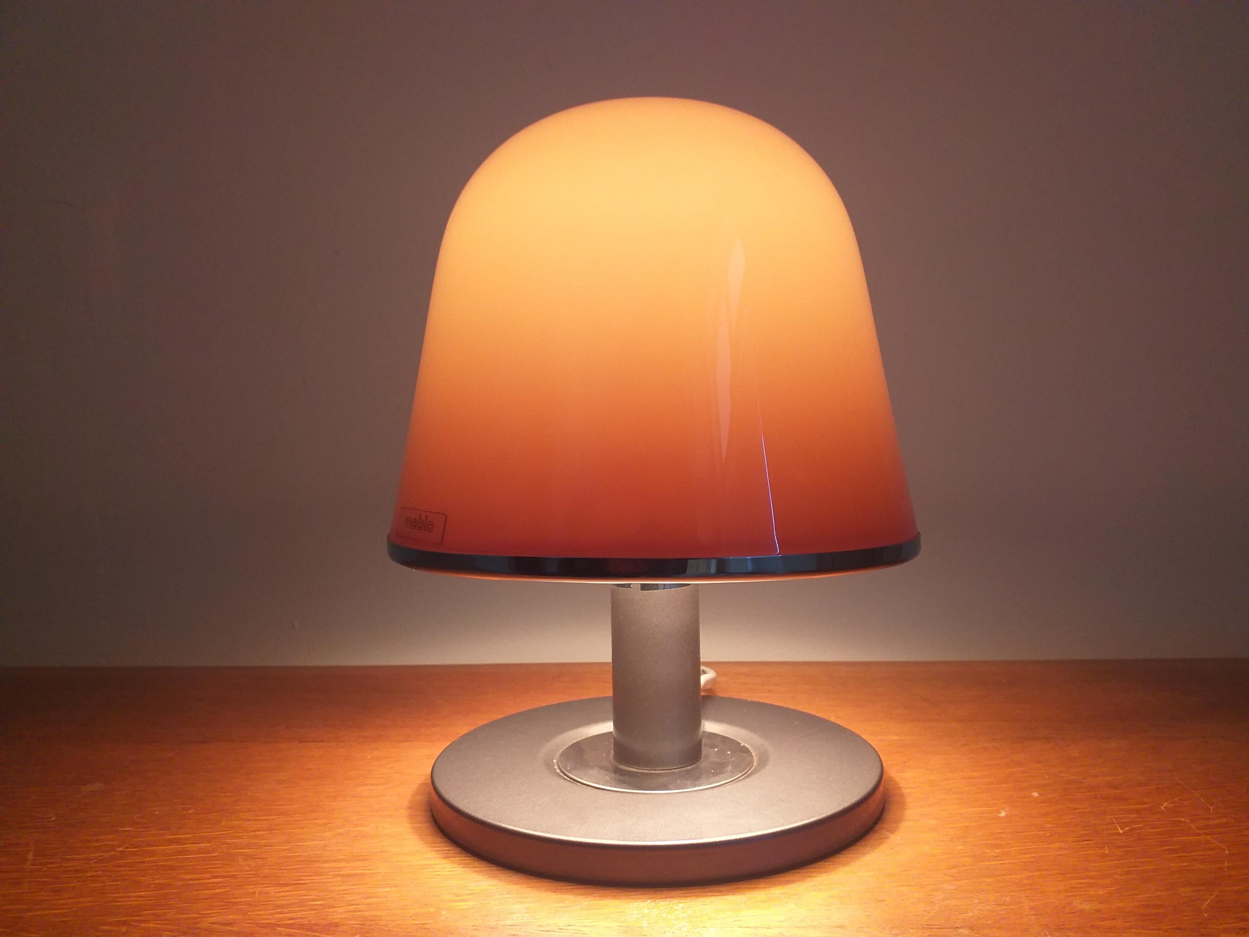 Midcentury Table Lamp Kuala, Meblo, Designed by Franco Bresciani, Italy, 1970s 3