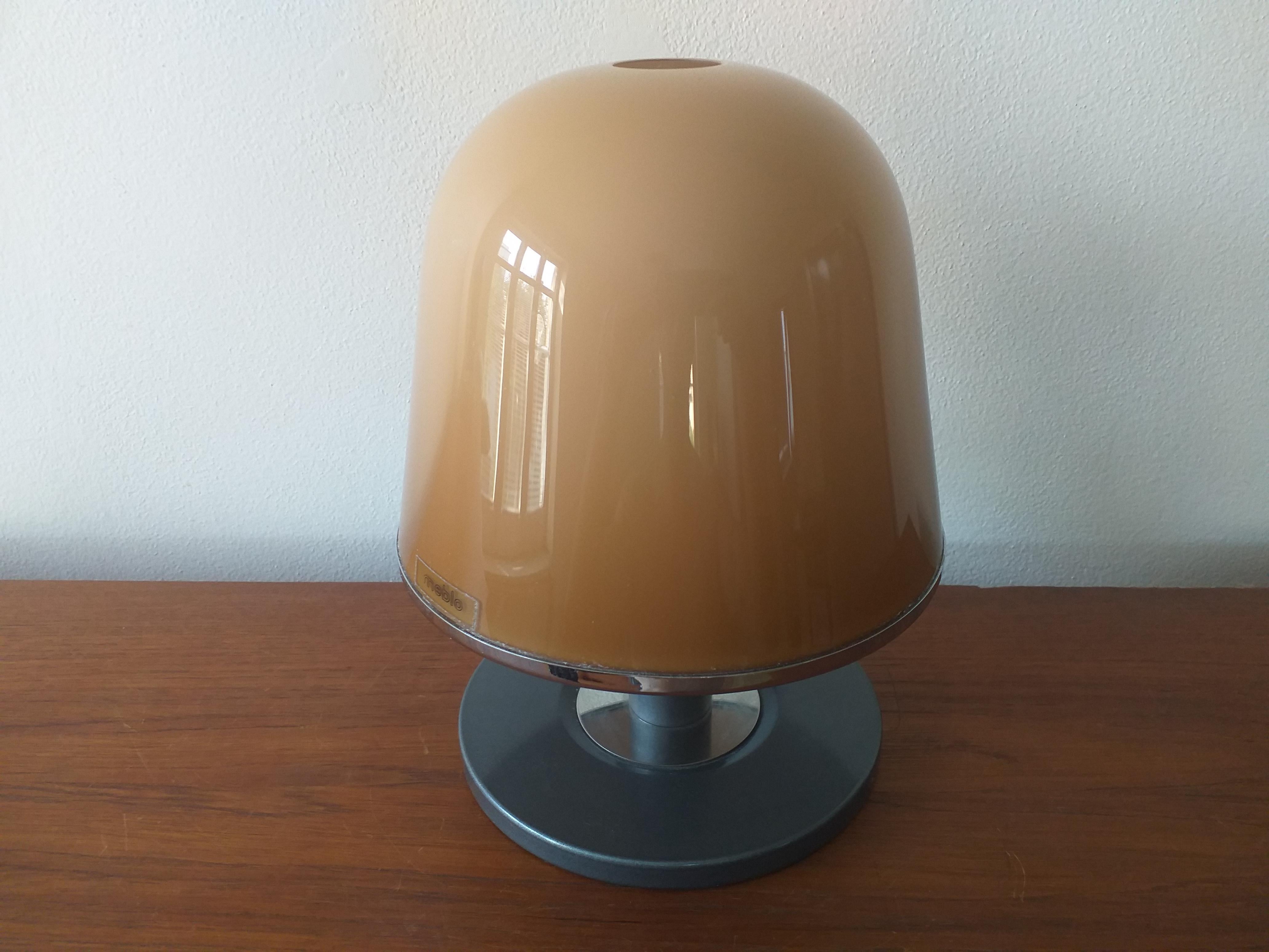 Late 20th Century Midcentury Table Lamp Kuala, Meblo, Designed by Franco Bresciani, Italy, 1970s