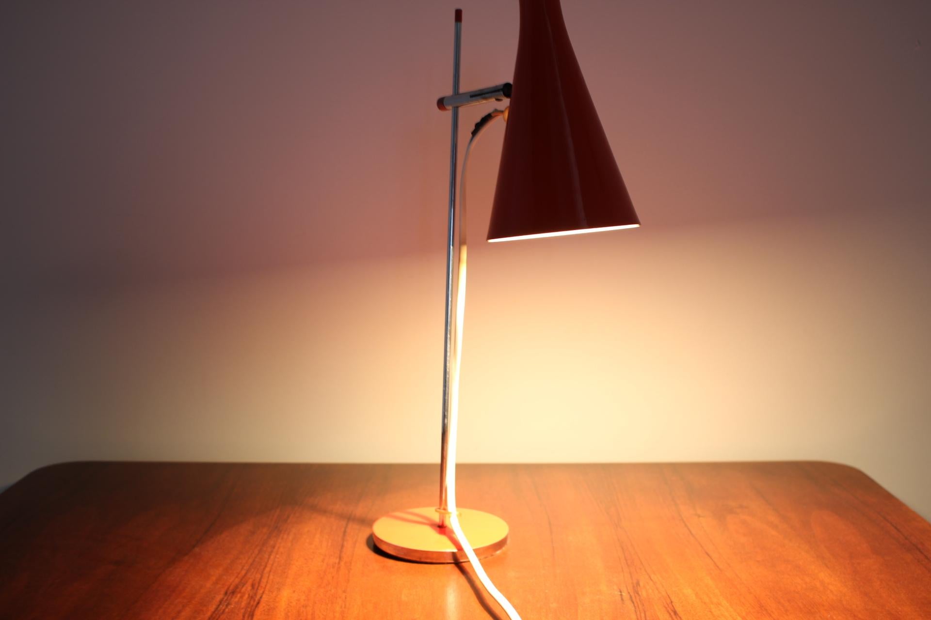 Mid-Century Modern Mid Century table lamp Lidokov designed by Josef Hurka, 1960s.  For Sale