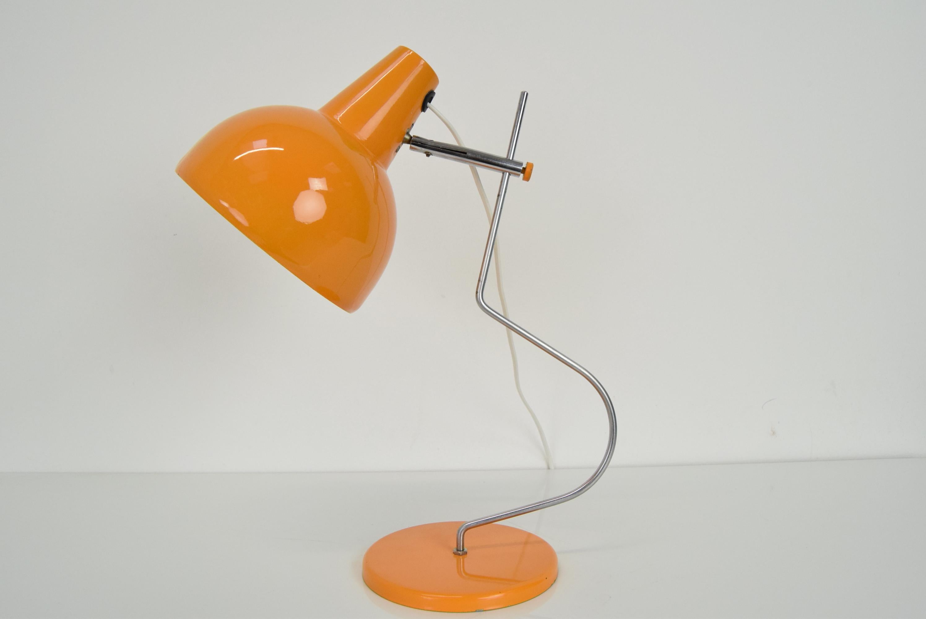 Czech Mid-Century Table Lamp/Lidokov, 1970's For Sale