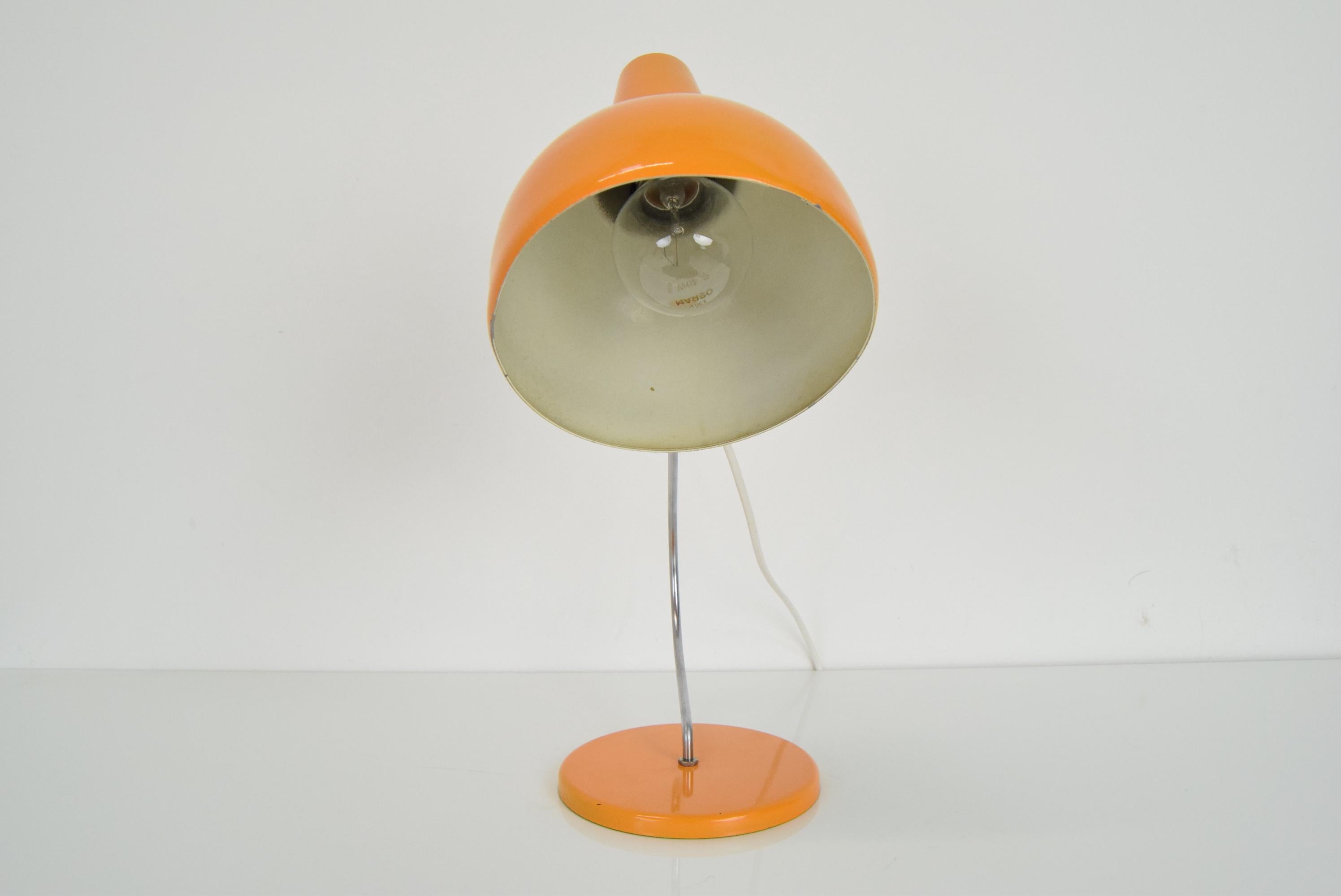 Mid-Century Table Lamp/Lidokov, 1970's In Fair Condition For Sale In Praha, CZ