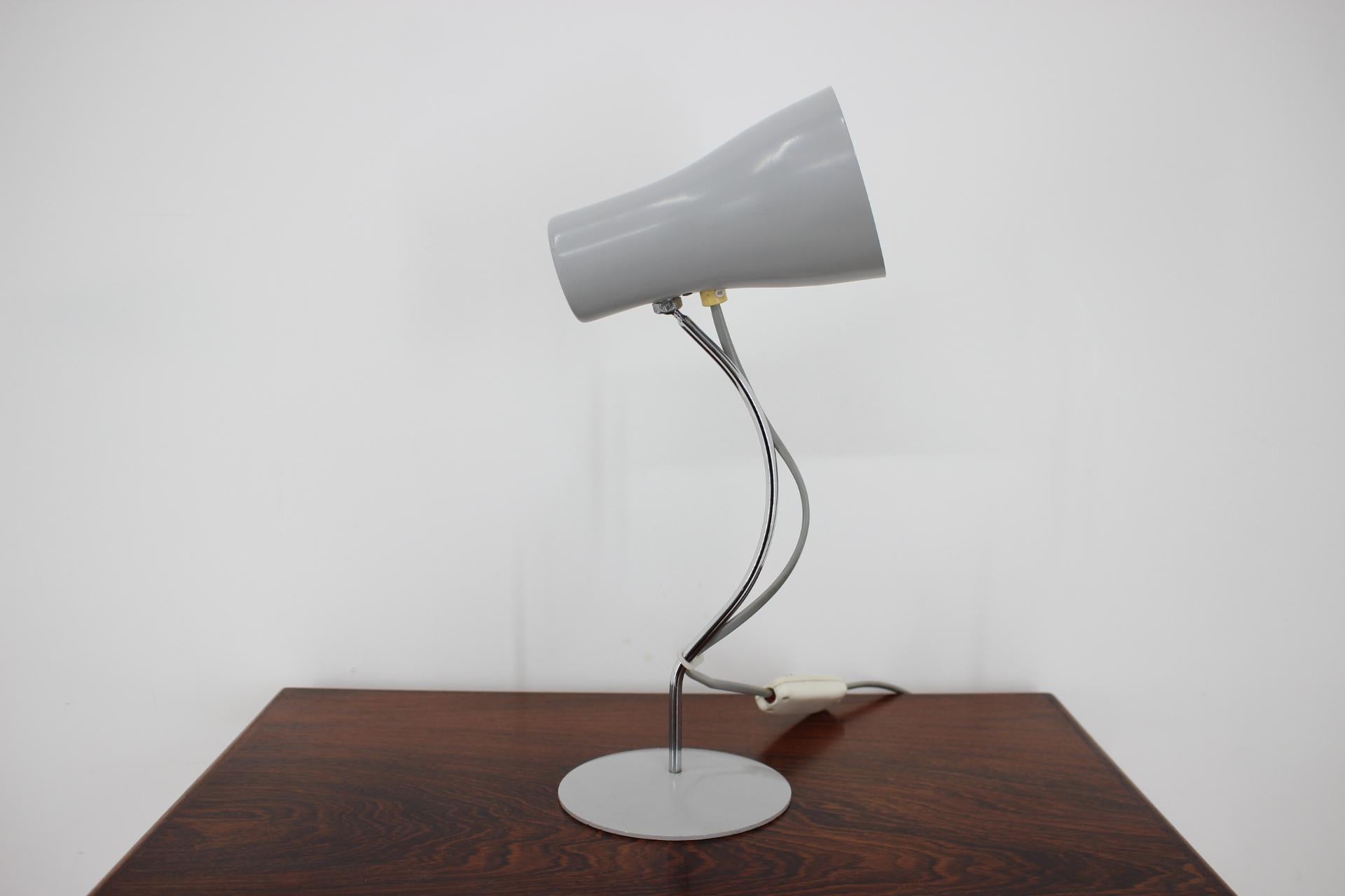 Czech Midcentury Table Lamp/Napako, 1960s For Sale