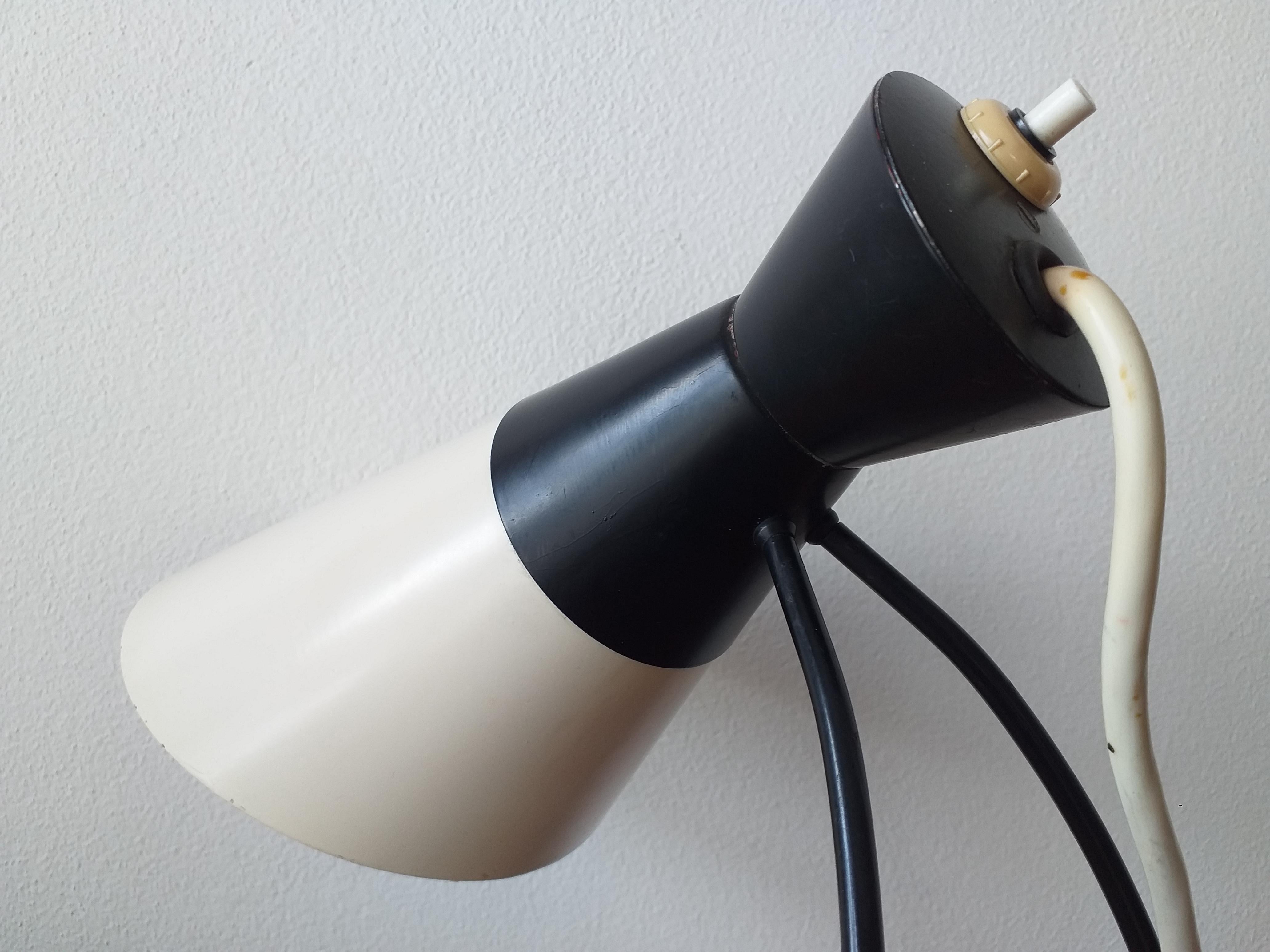 Czech Midcentury Table Lamp Napako Designed by Josef Hurka, 1960s For Sale