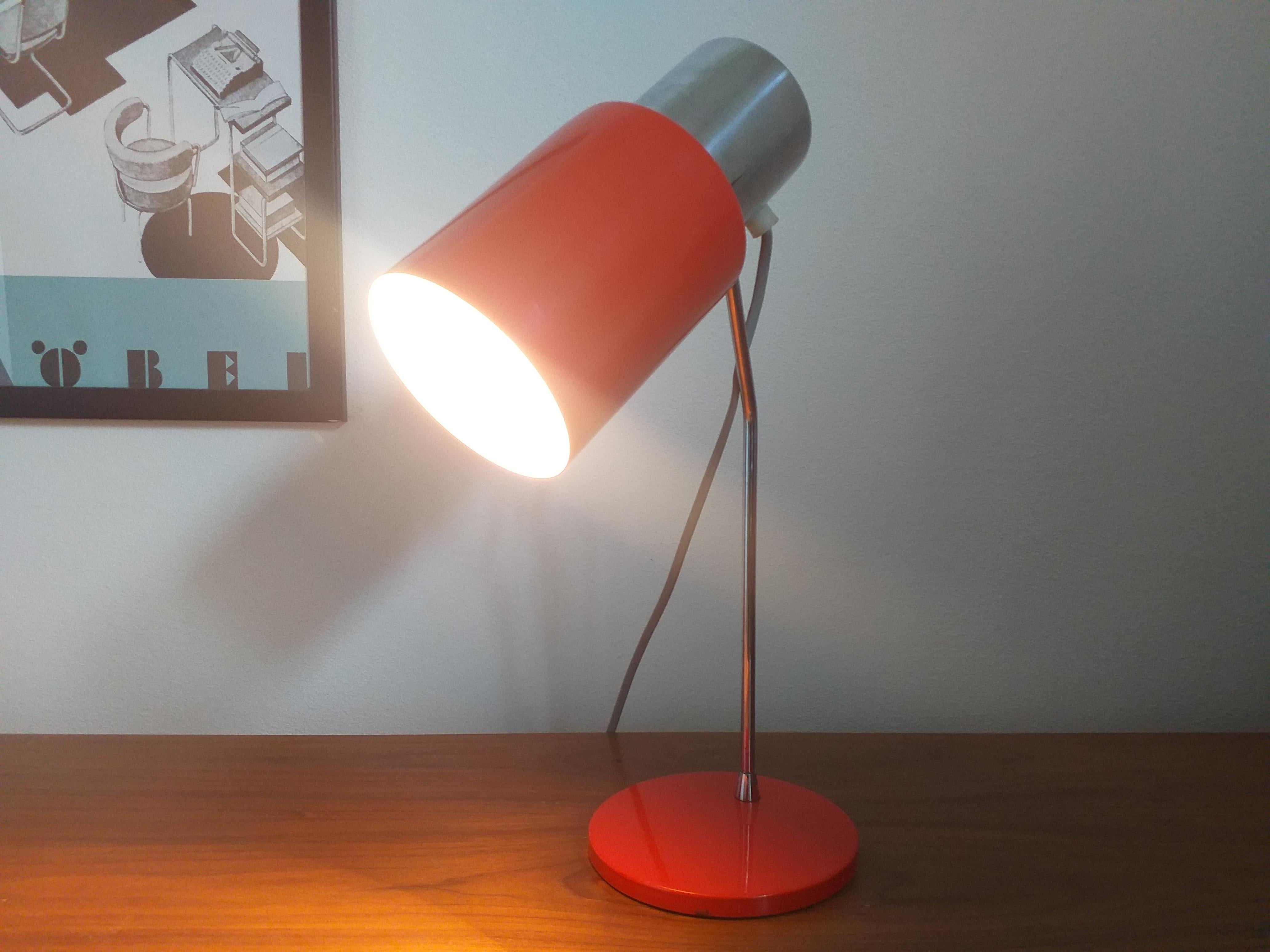 Lampe de table midcentury Napako:: créée par Josef Hurka:: 1970 en vente 3
