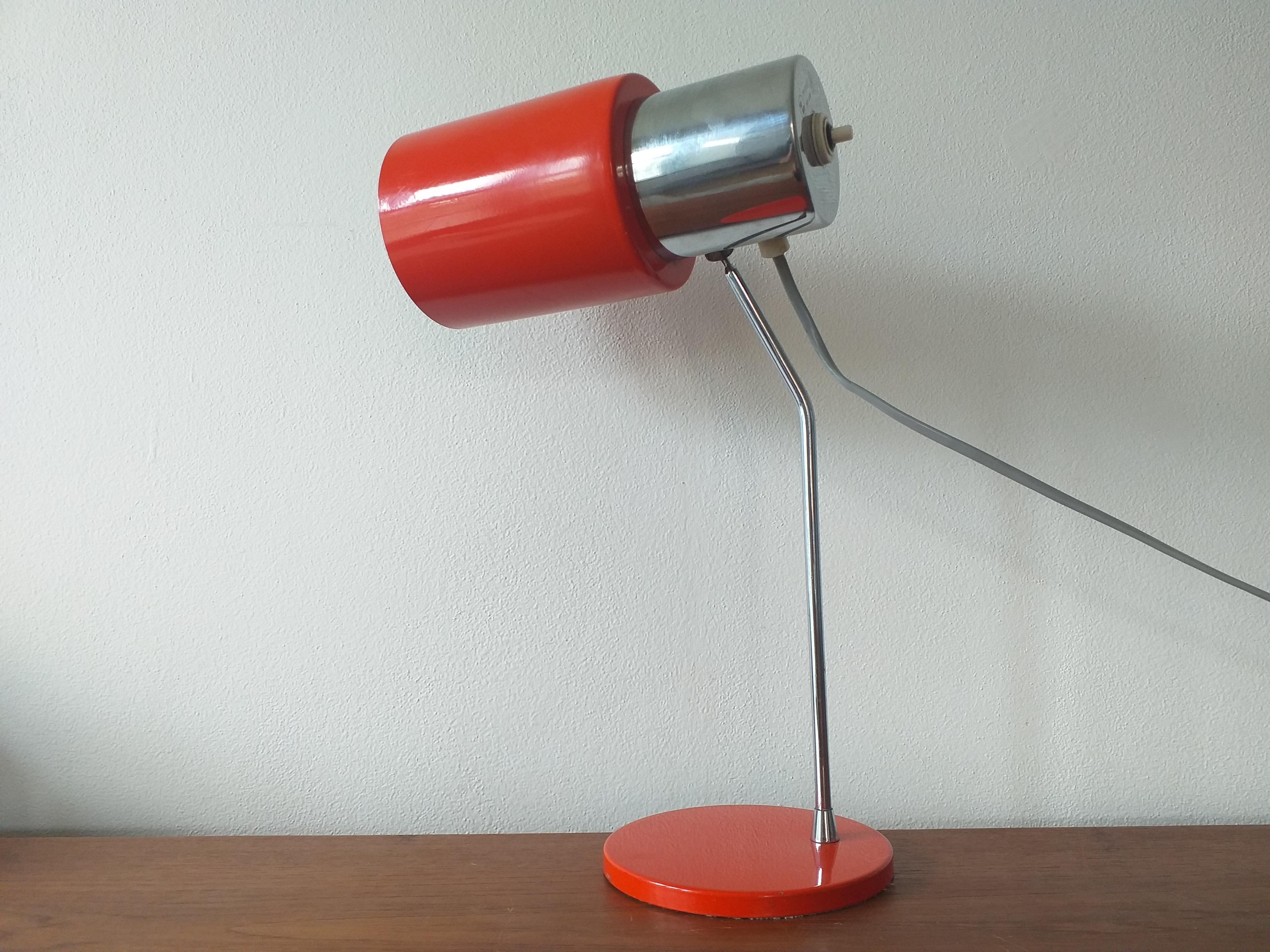 Lampe de table midcentury Napako:: créée par Josef Hurka:: 1970 Bon état - En vente à Praha, CZ
