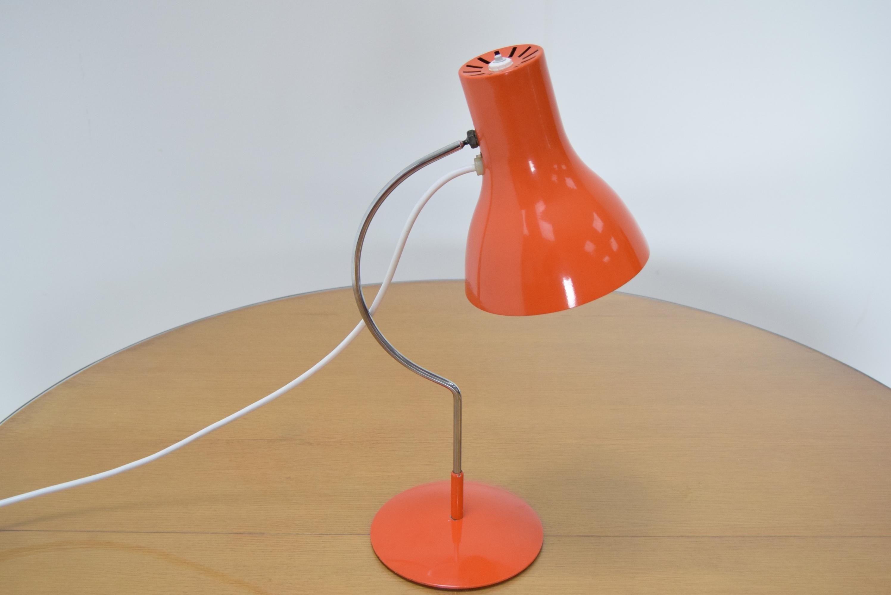 Czech Mid-century Table Lamp Napako, Designed by Josef Hurka, 1960's. For Sale