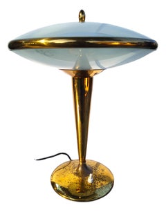 Mid-Century-Tischlampe im Stil vonrlasco Fontana Arte Pietro Chiesa aus den 50er Jahren