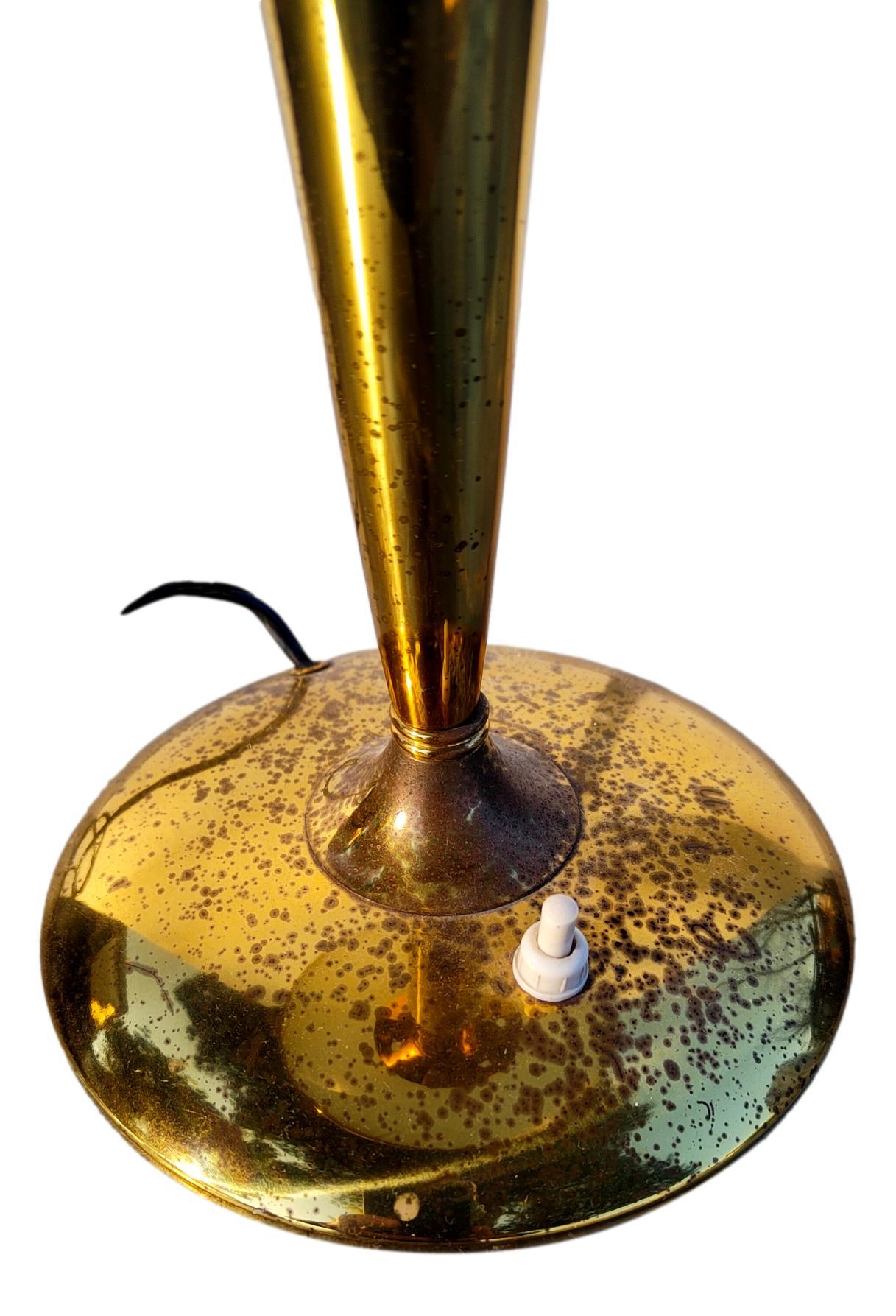 Mid-Century-Tischlampe im Stil vonrlasco Fontana Arte Pietro Chiesa aus den 50er Jahren im Zustand „Gut“ im Angebot in taranto, IT