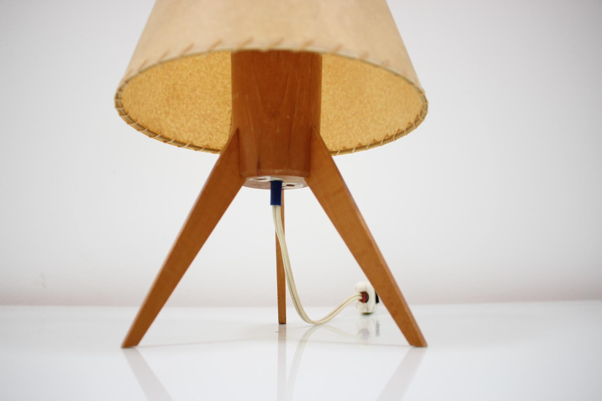 Czech Mid-Century Table Lamp/Pokrok Žilina, 1960's