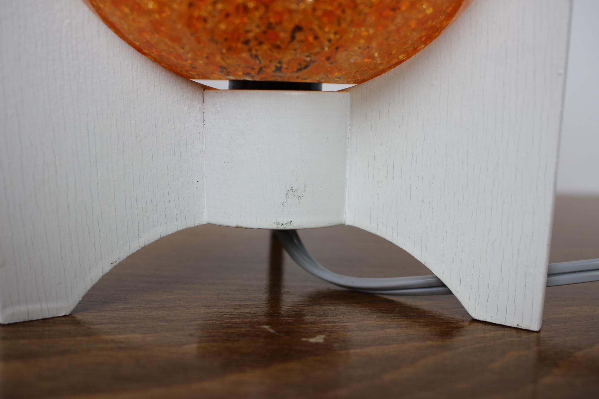 Czech Midcentury Table Lamp, Rocket, 1960s For Sale