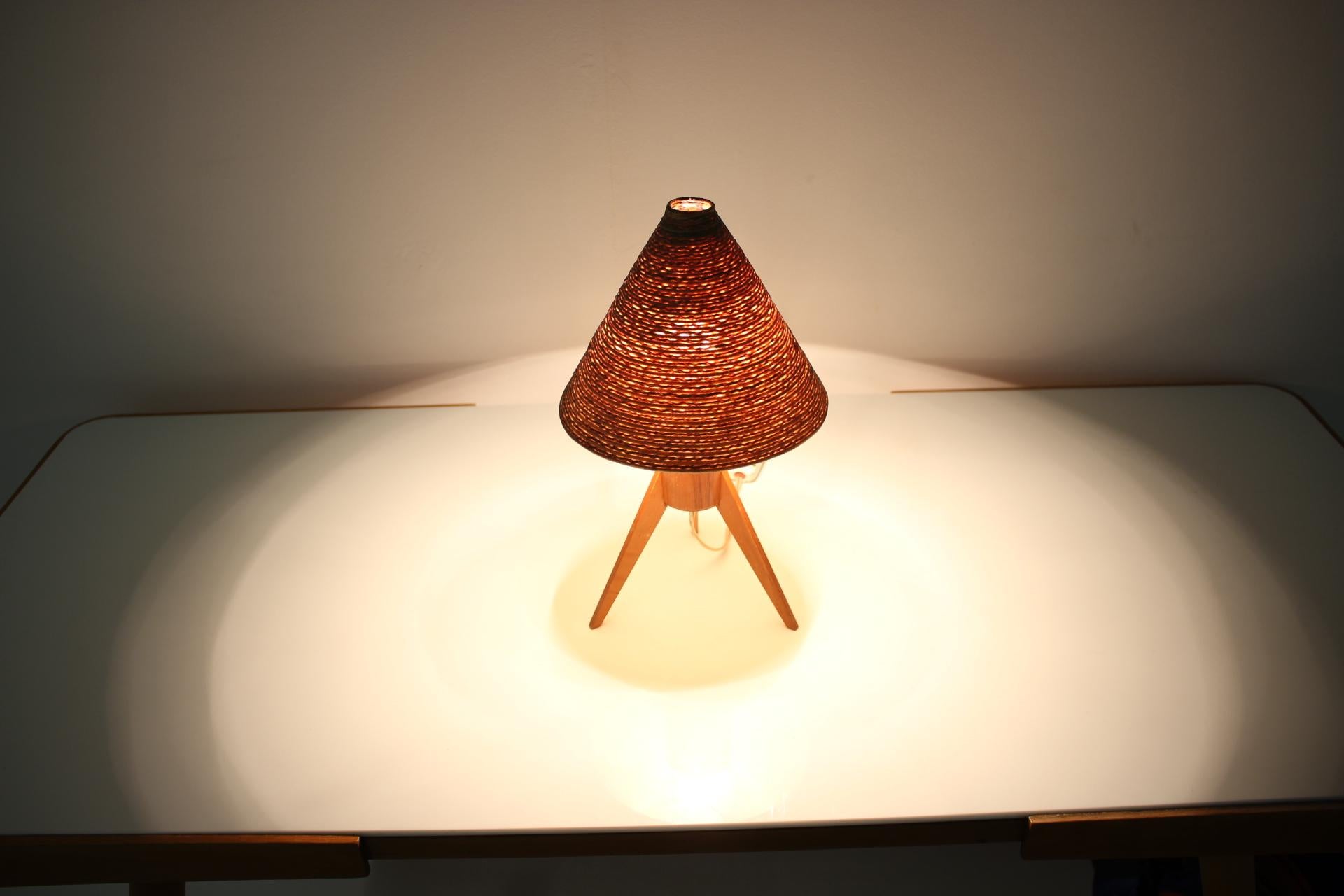 Czech Midcentury Table Lamp 