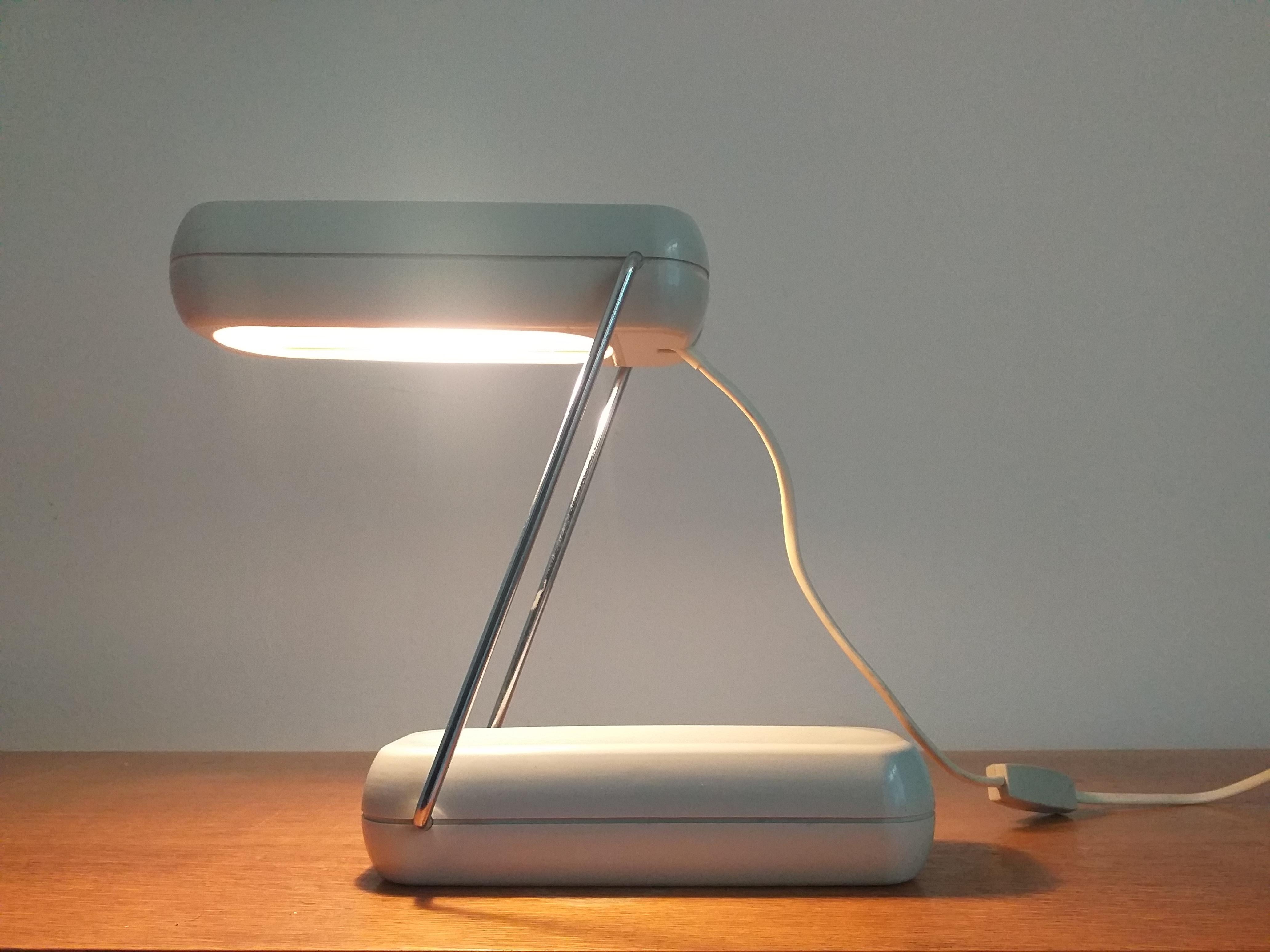 Midcentury Table Lamp, Space Age, Italy, 1970s 5