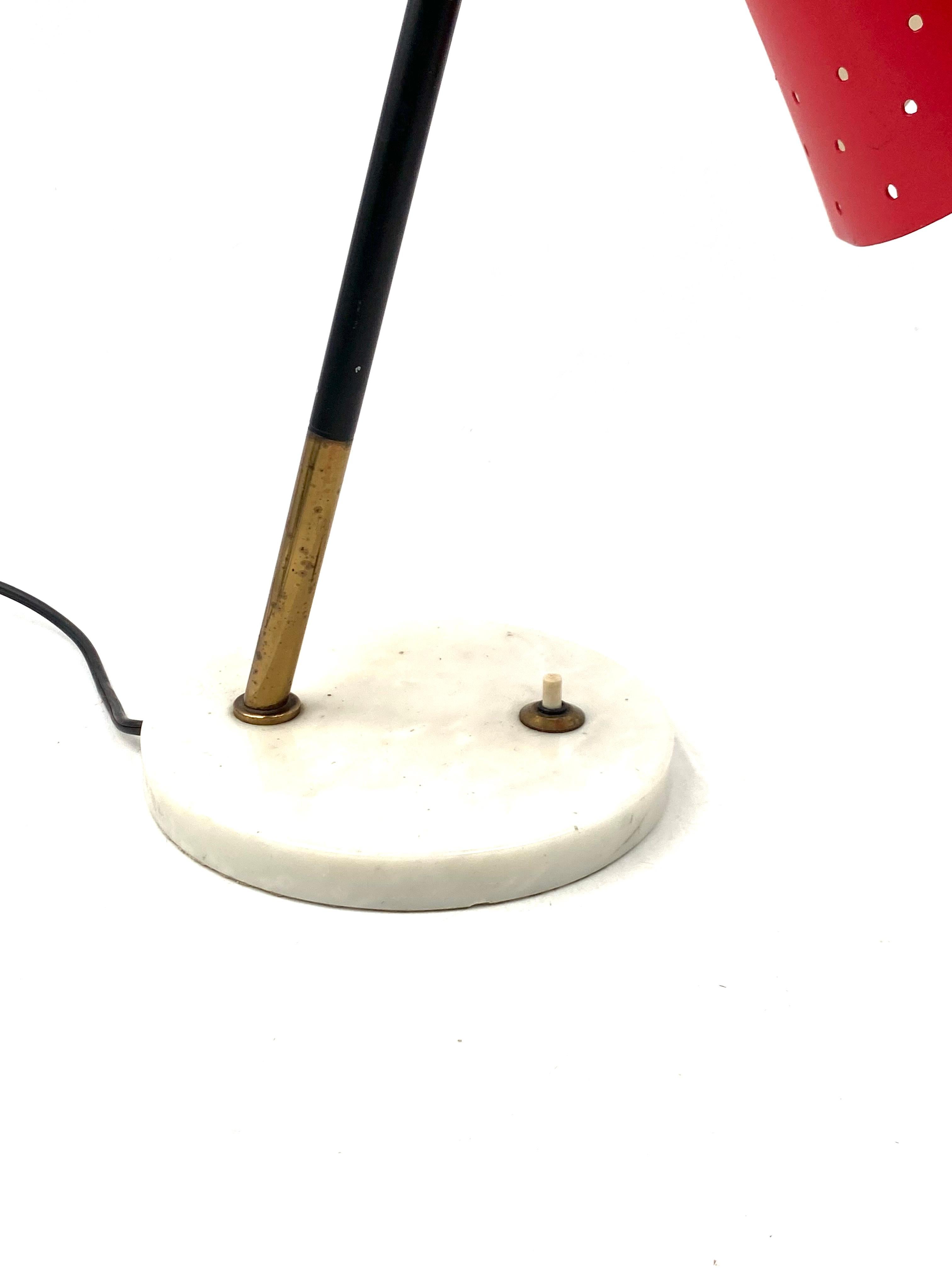 Mid-century table Lamp, Stilux Milan Italy 1960 ca. in vendita 4