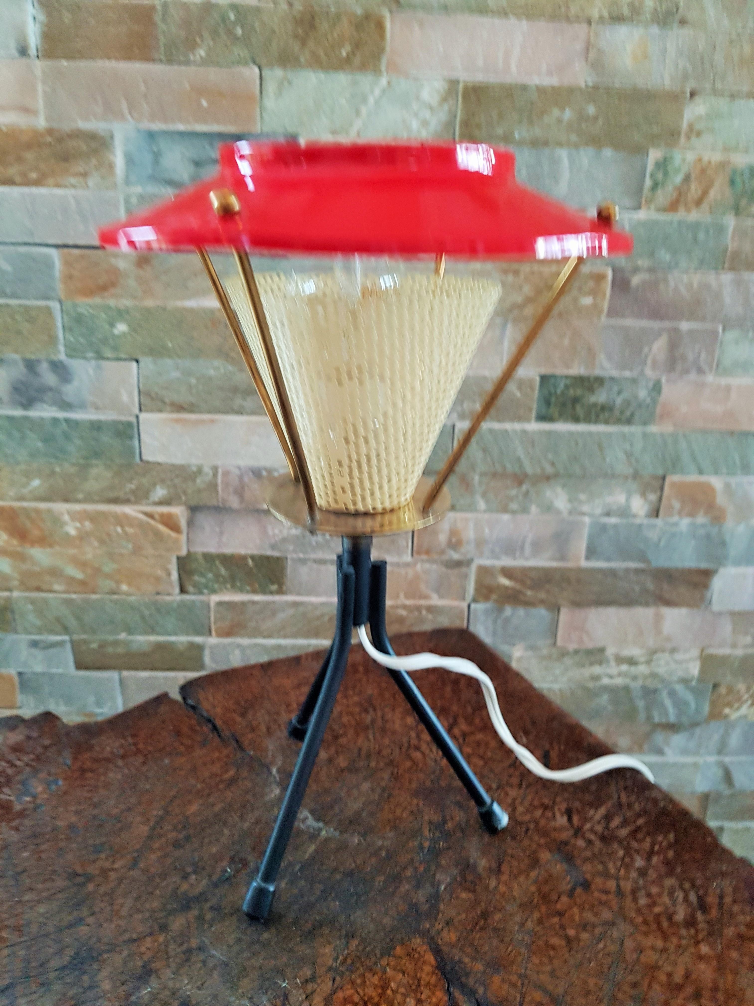 Lampe de table du milieu du siècle Style Stilnovo Arlus:: Italie 1950s en vente 1