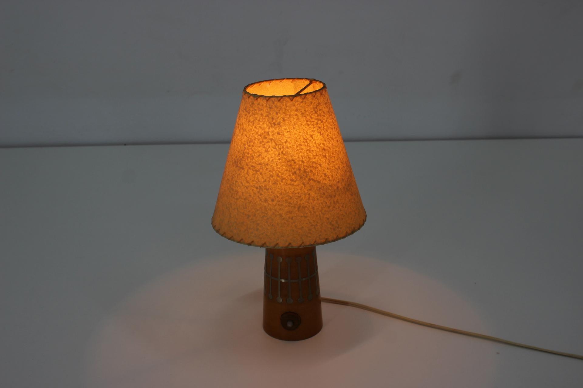 Midcentury Table Lamp/ Uluv, 1960s In Good Condition In Praha, CZ