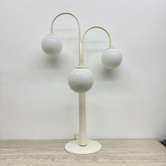 Mid-century table lamp with glass globes , 1970s