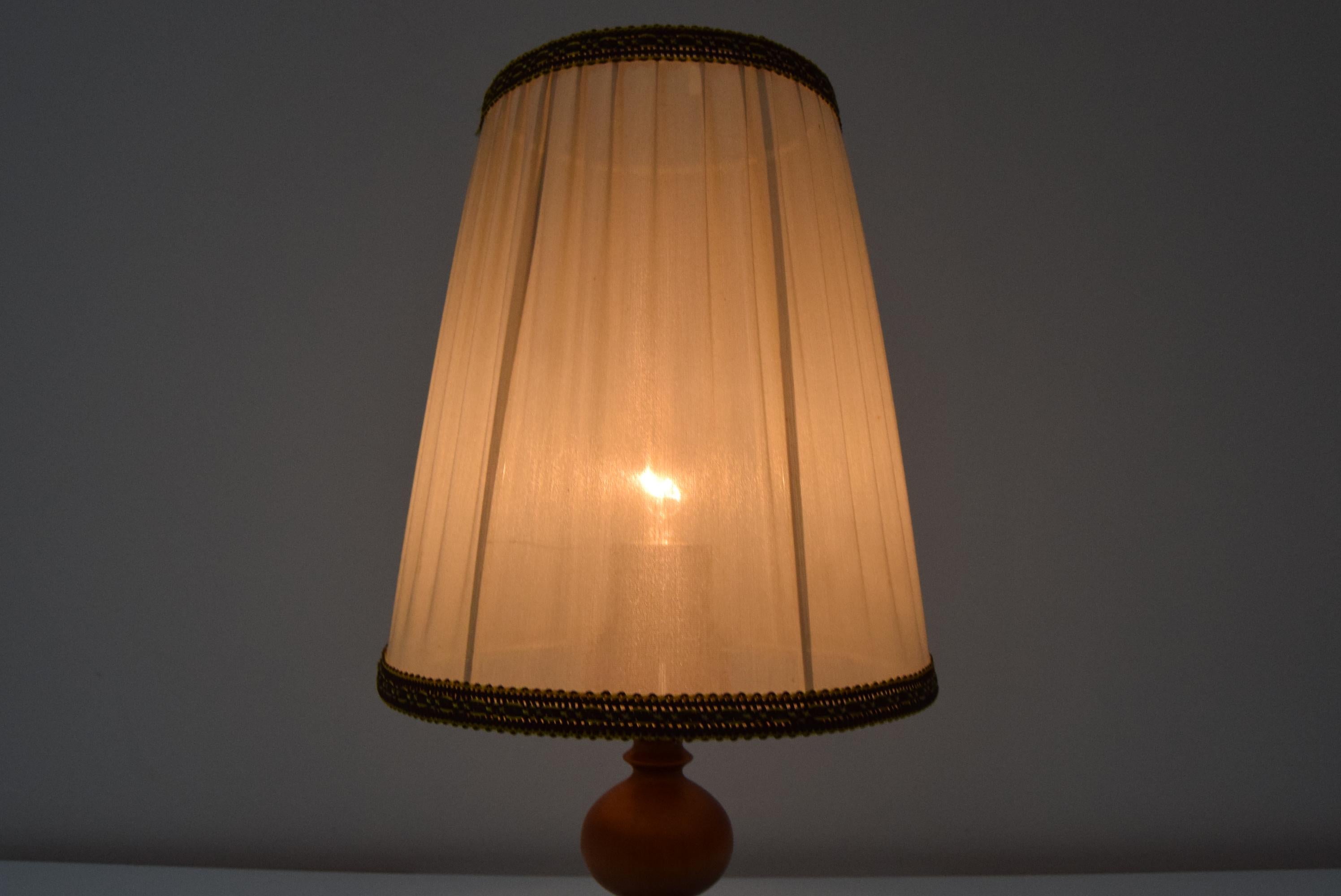 Czech Mid-Century Table Lamp, 1960's For Sale