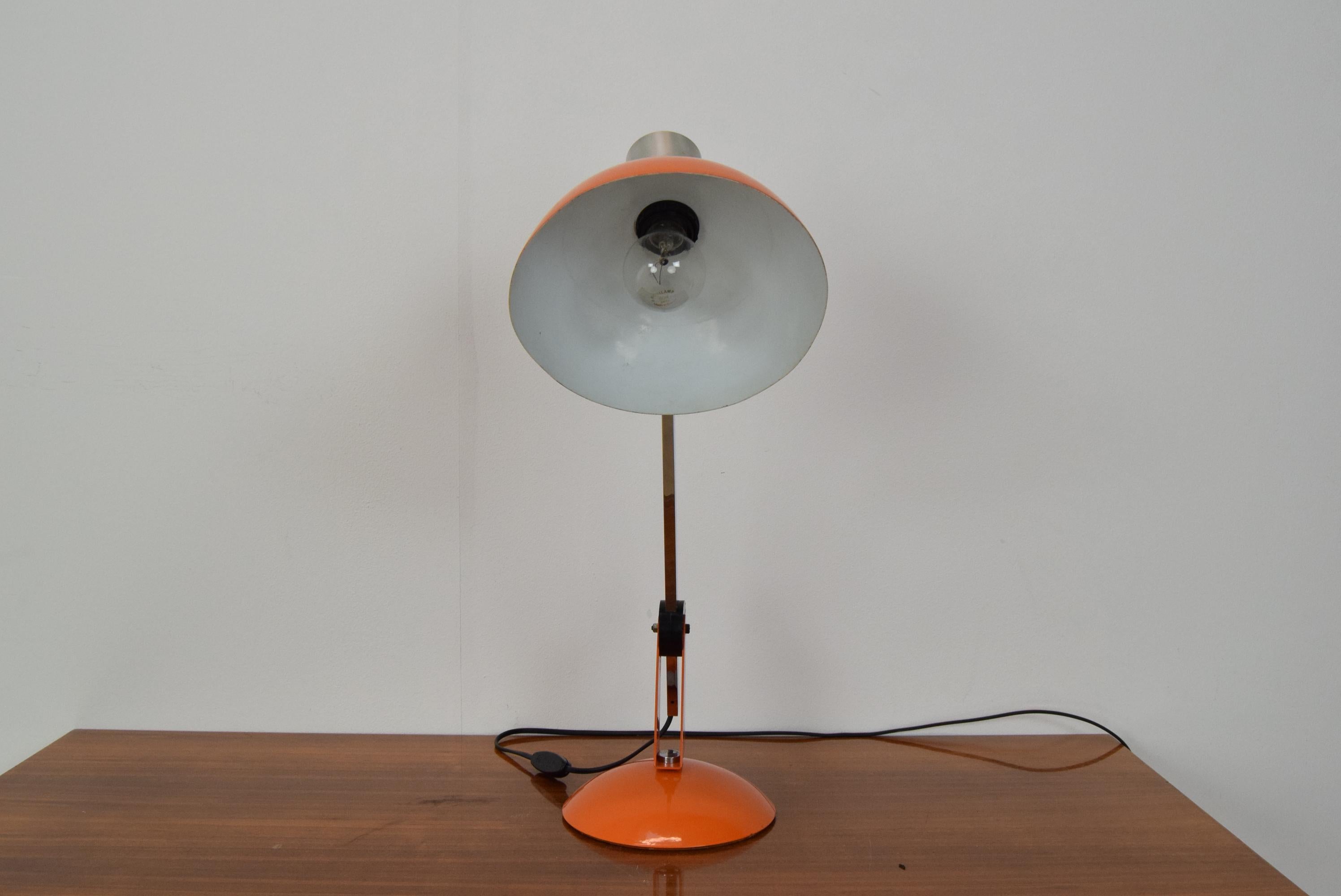 Late 20th Century Mid century Table lamp, 1970's.