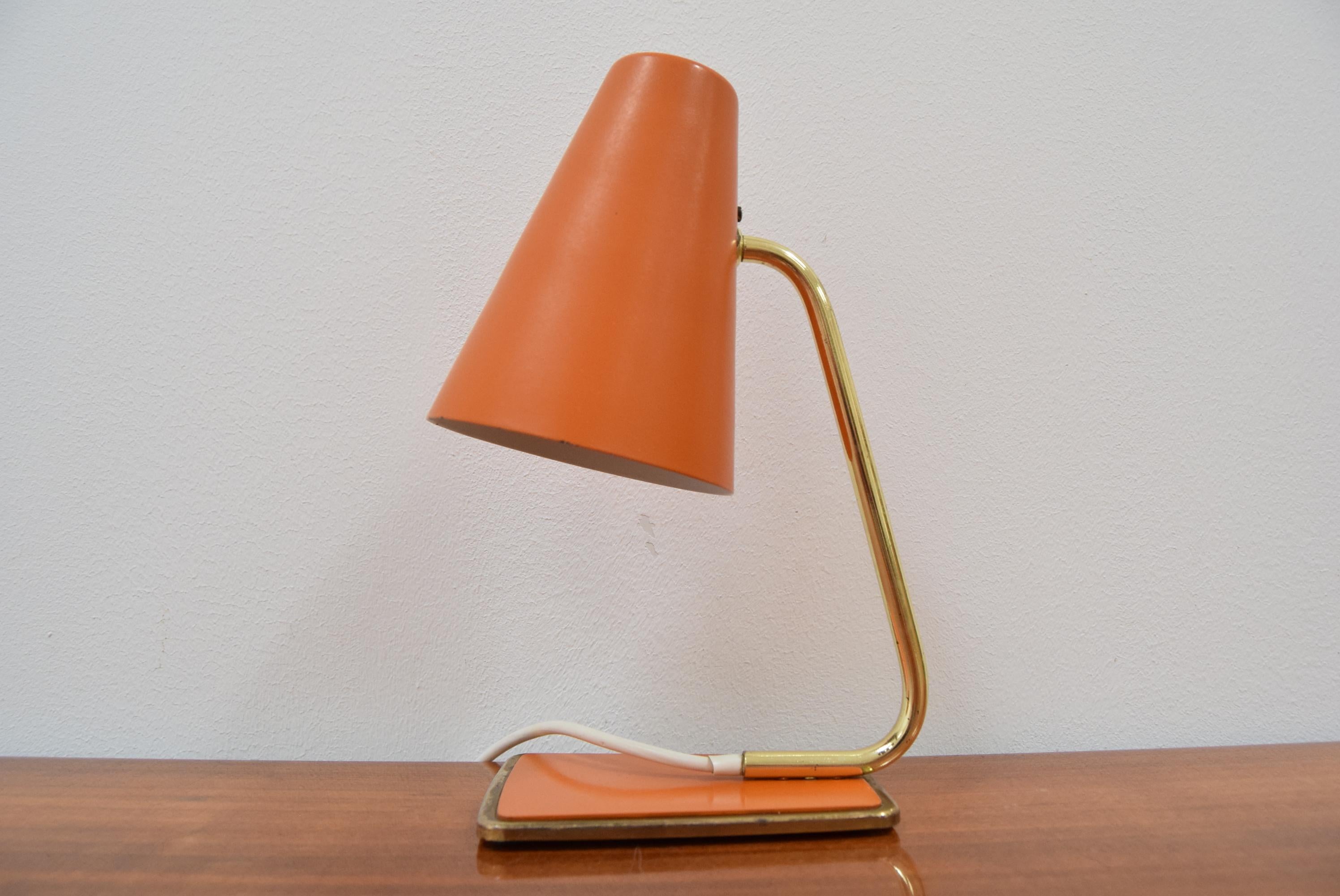 Brass Mid-Century Table Lamp, 1970's