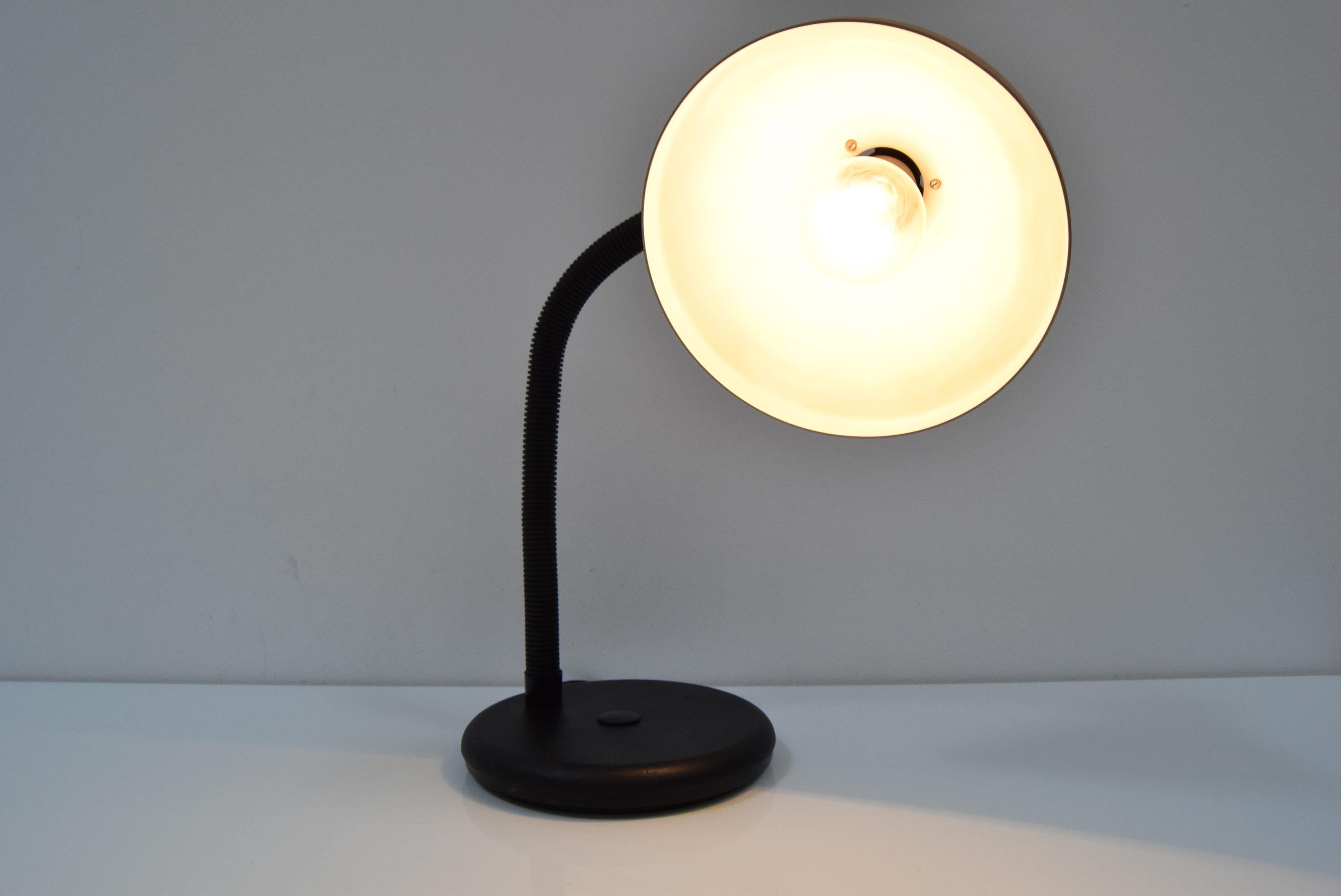 Mid-Century Table Lamp, 1980's In Good Condition For Sale In Praha, CZ