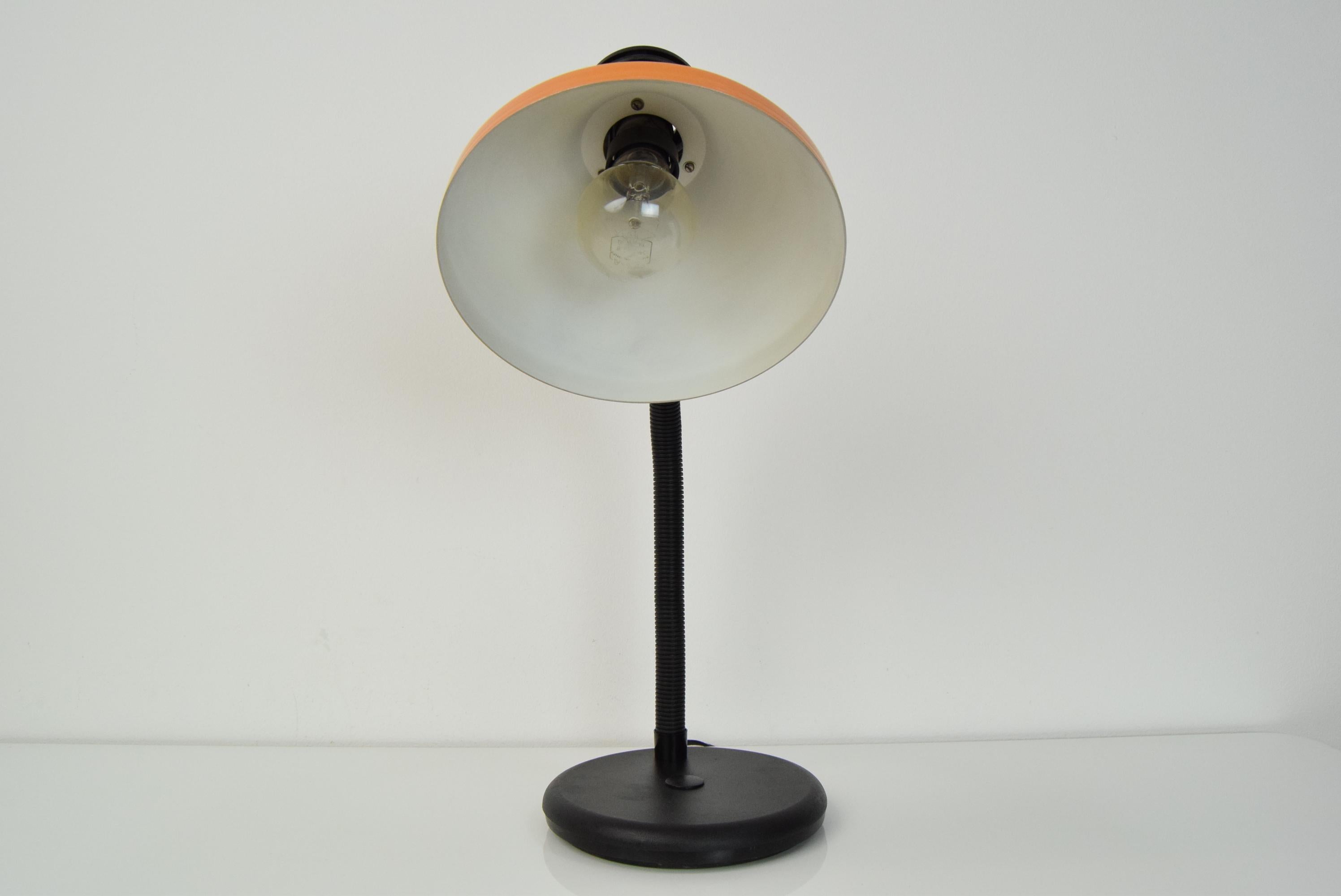 Metal Mid-Century Table Lamp, 1980's For Sale