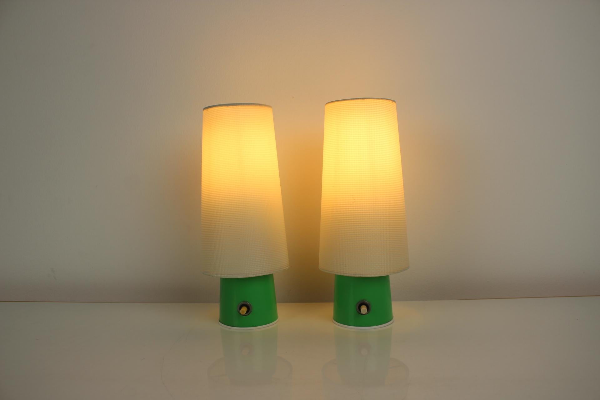 Mid-Century Table Lamps, 1970's 2