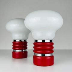Mid-century table lamps Bulb by Enrico Tronconi, Italy 1970s, Set of 2