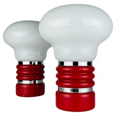 Lampade da tavolo di metà secolo Bulb di Enrico Tronconi, Italia 1970, Set di 2