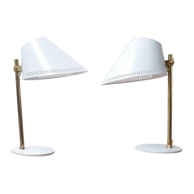 Midcentury Table lamps by Paavo Tynell H5-8/9227 Model at 1stDibs