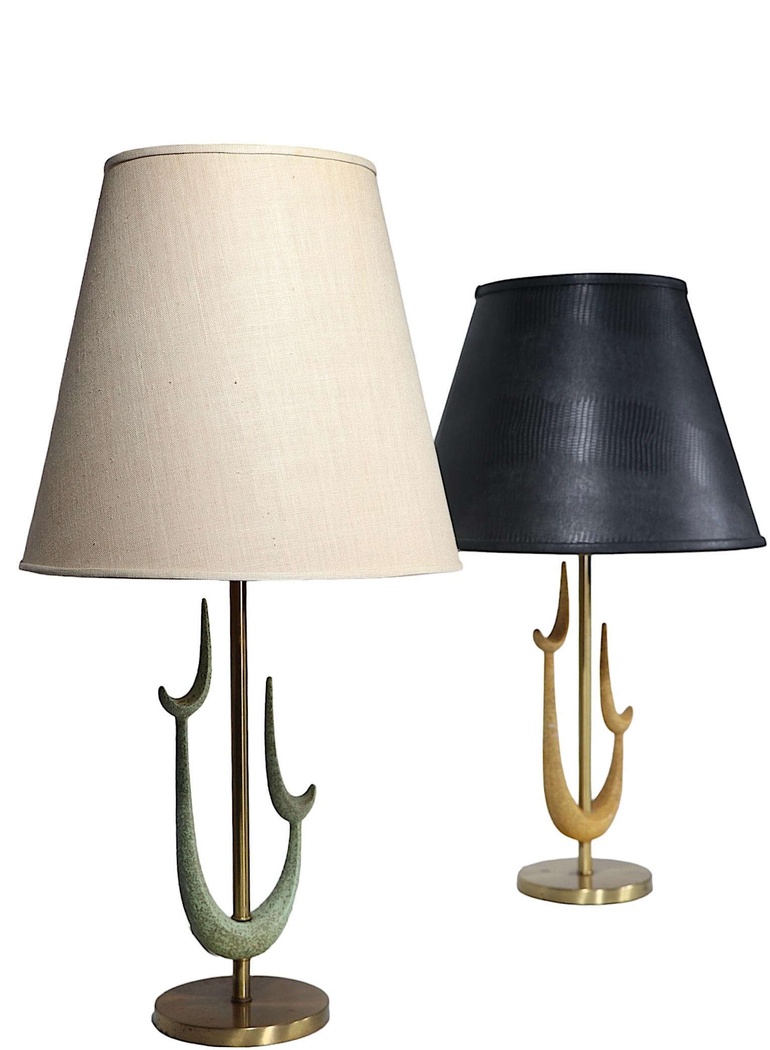 Mid Century Table Lamps by Rembrandt c. 1950's 2 available  For Sale 2