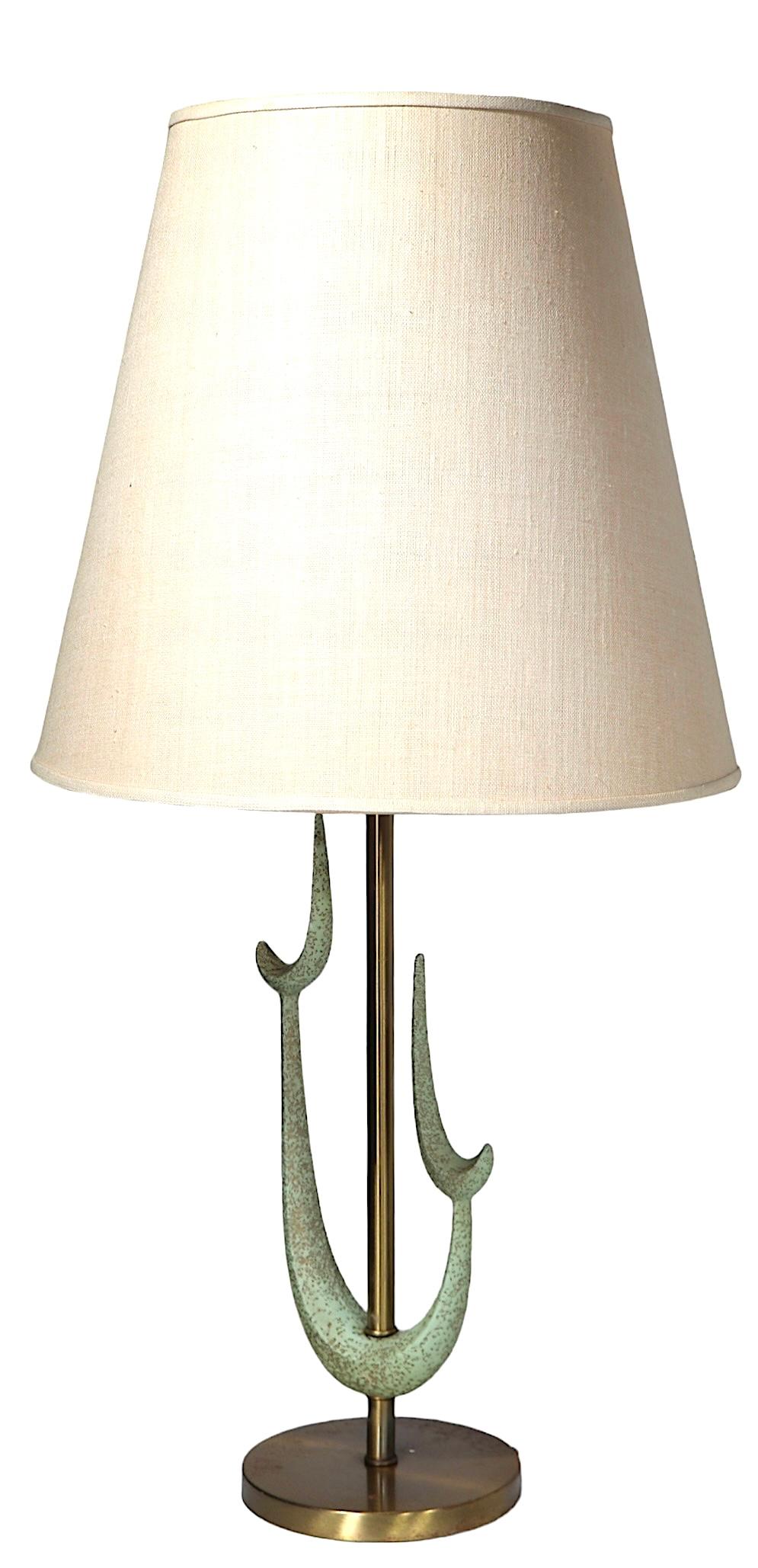 Mid Century Table Lamps by Rembrandt c. 1950's 2 available  In Good Condition For Sale In New York, NY