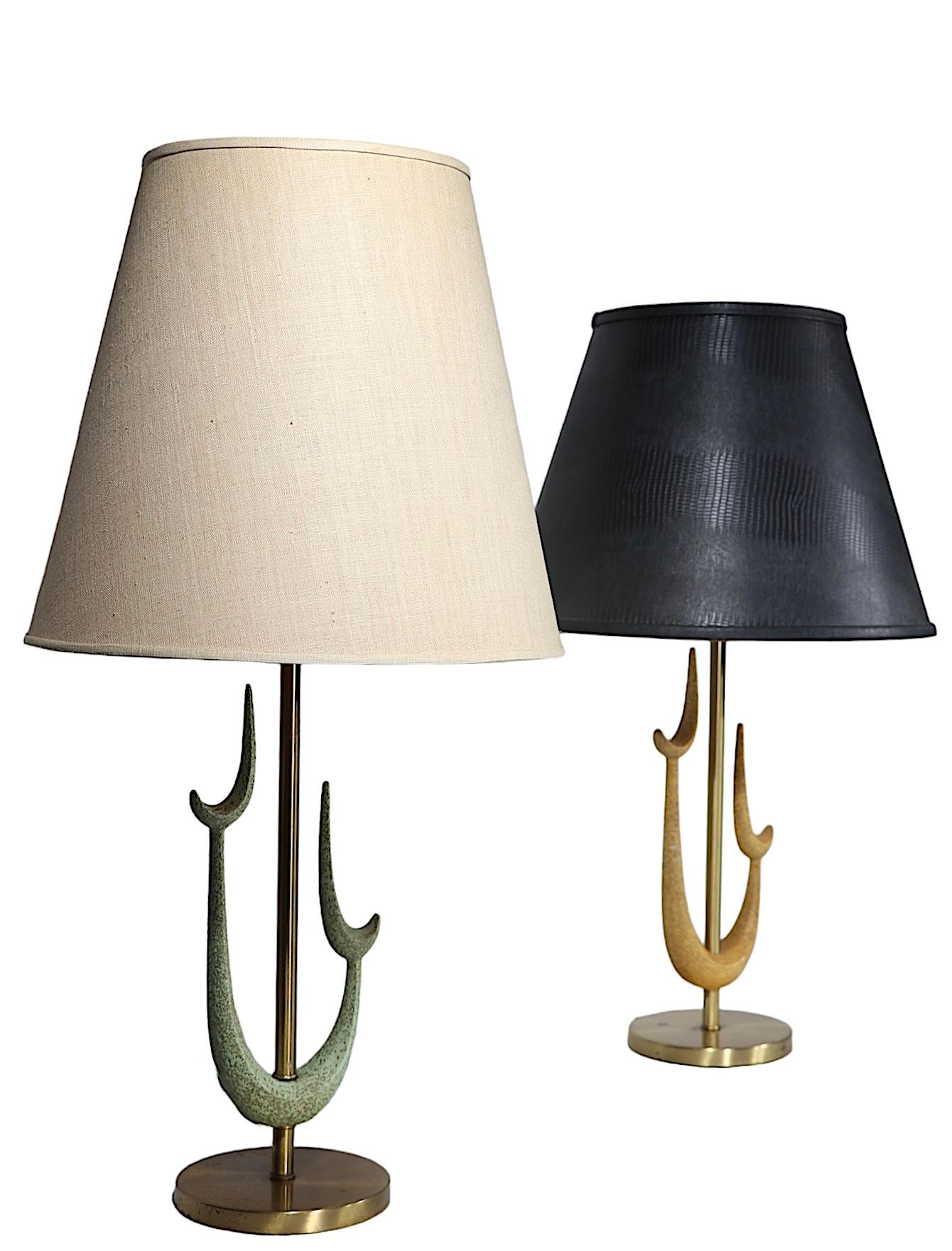 Mid Century Table Lamps by Rembrandt c. 1950's 2 available  For Sale 1