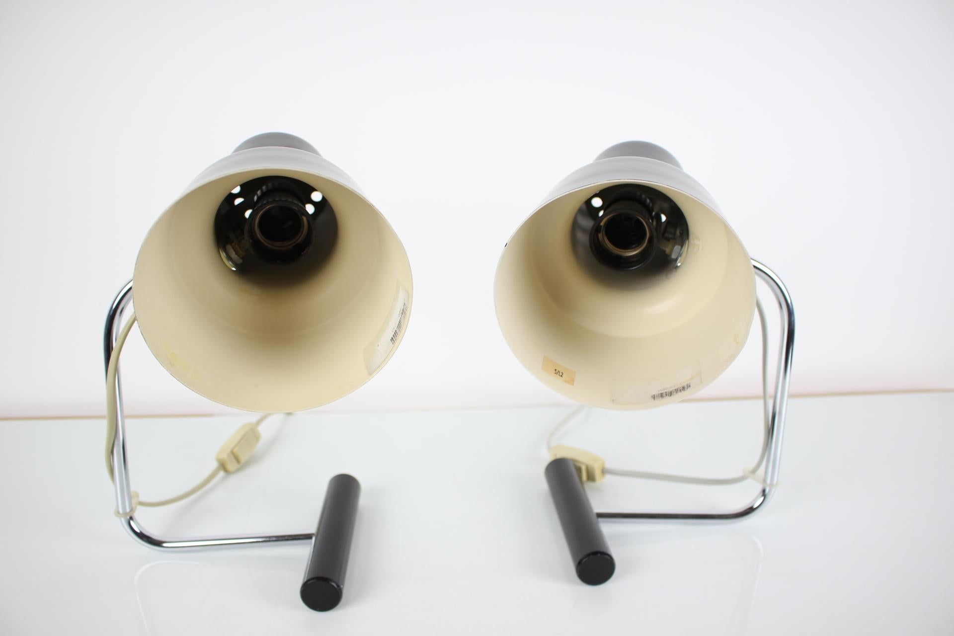 Tchèque Lampes de table du milieu du siècle conçues par Josef Hurka pour Napako, années 1970 en vente