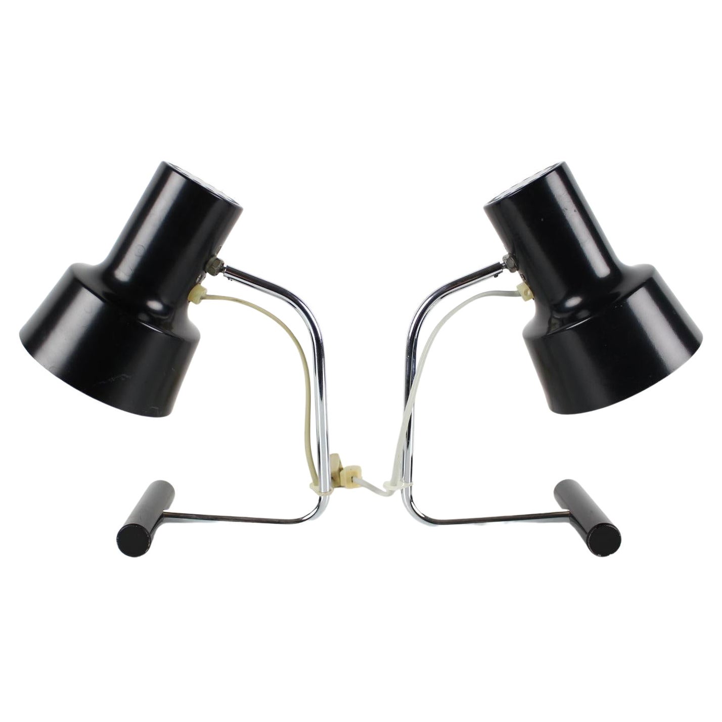Mid-Century Table Lamps Designed by Josef Hurka for Napako, 1970's