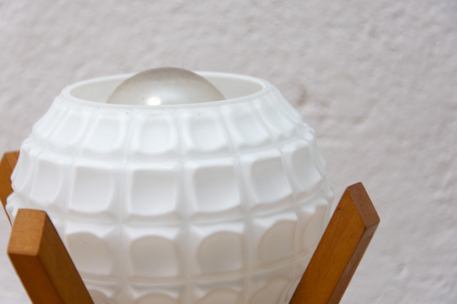 Mid Century Table Lamps Drevo Humpolec, Czechoslovakia, 1960´s, Set of 2 4