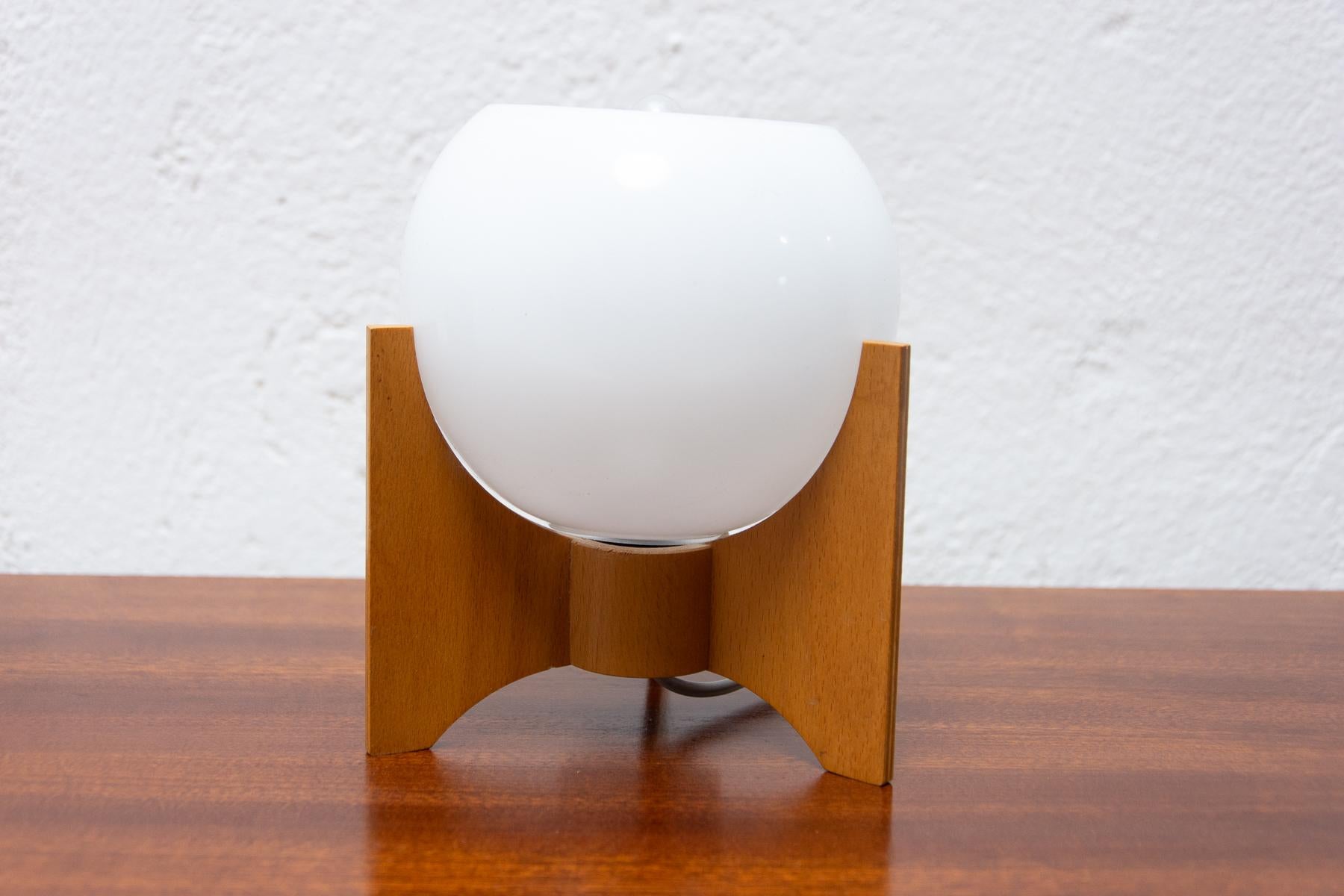 Mid Century Table Lamps Drevo Humpolec, Czechoslovakia, 1970´s, Set of 2 2