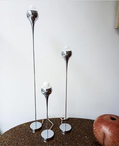 Mid-Century Table Lamps / Floor Lamps Att. Angelo Brotto, Set of 3