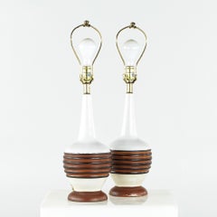 Midcentury Table Lamps, Pair