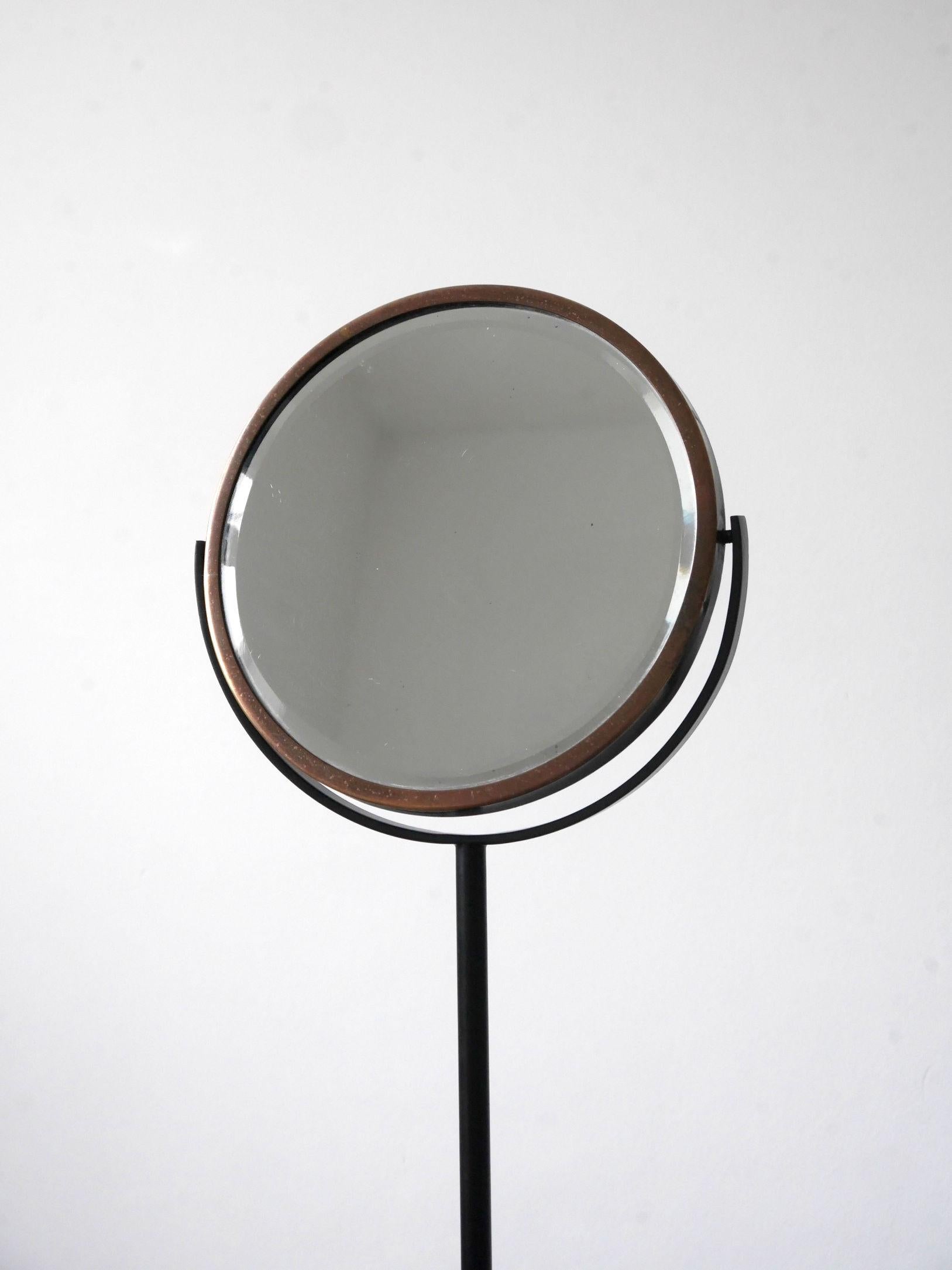 British Midcentury Table Mirror by Peter Cuddon, England