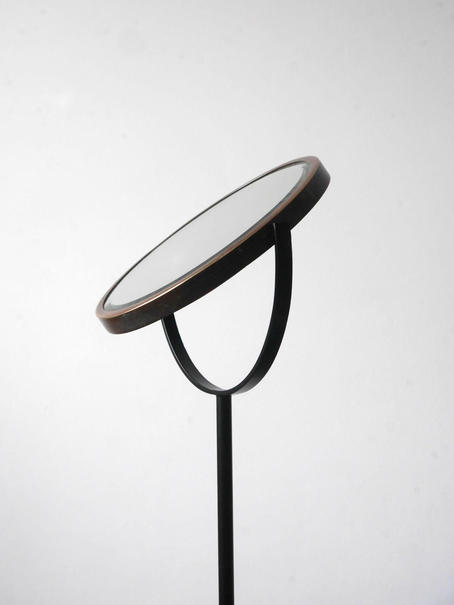 Powder-Coated Midcentury Table Mirror by Peter Cuddon, England