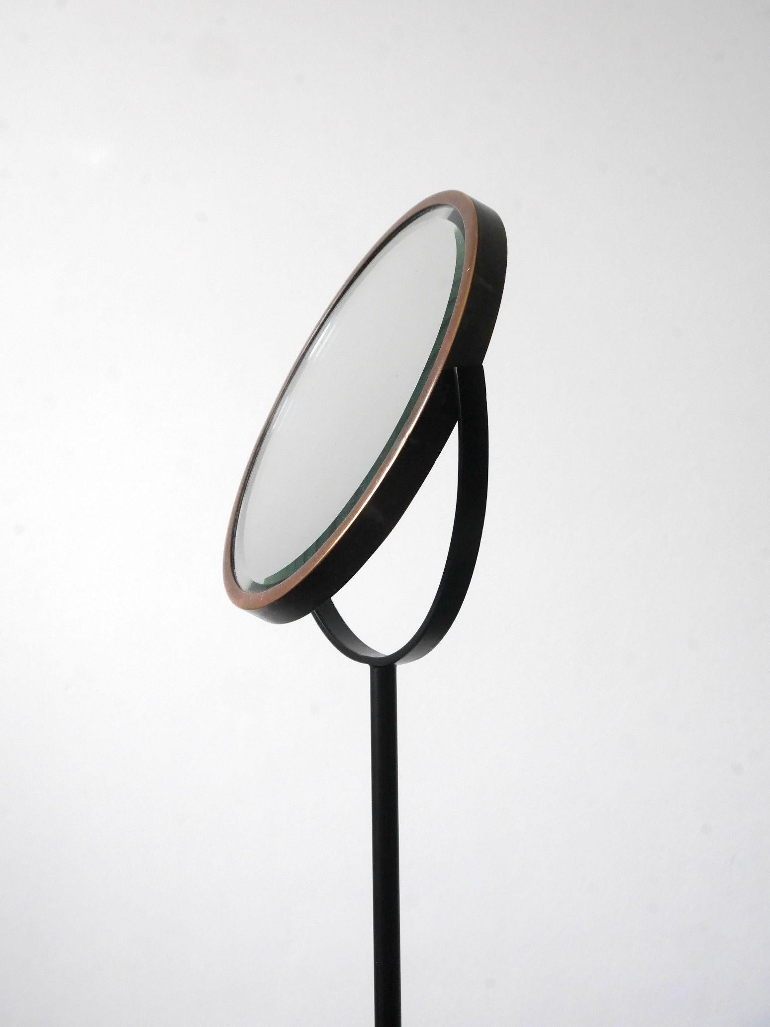 Midcentury Table Mirror by Peter Cuddon, England In Good Condition In Bristol, GB