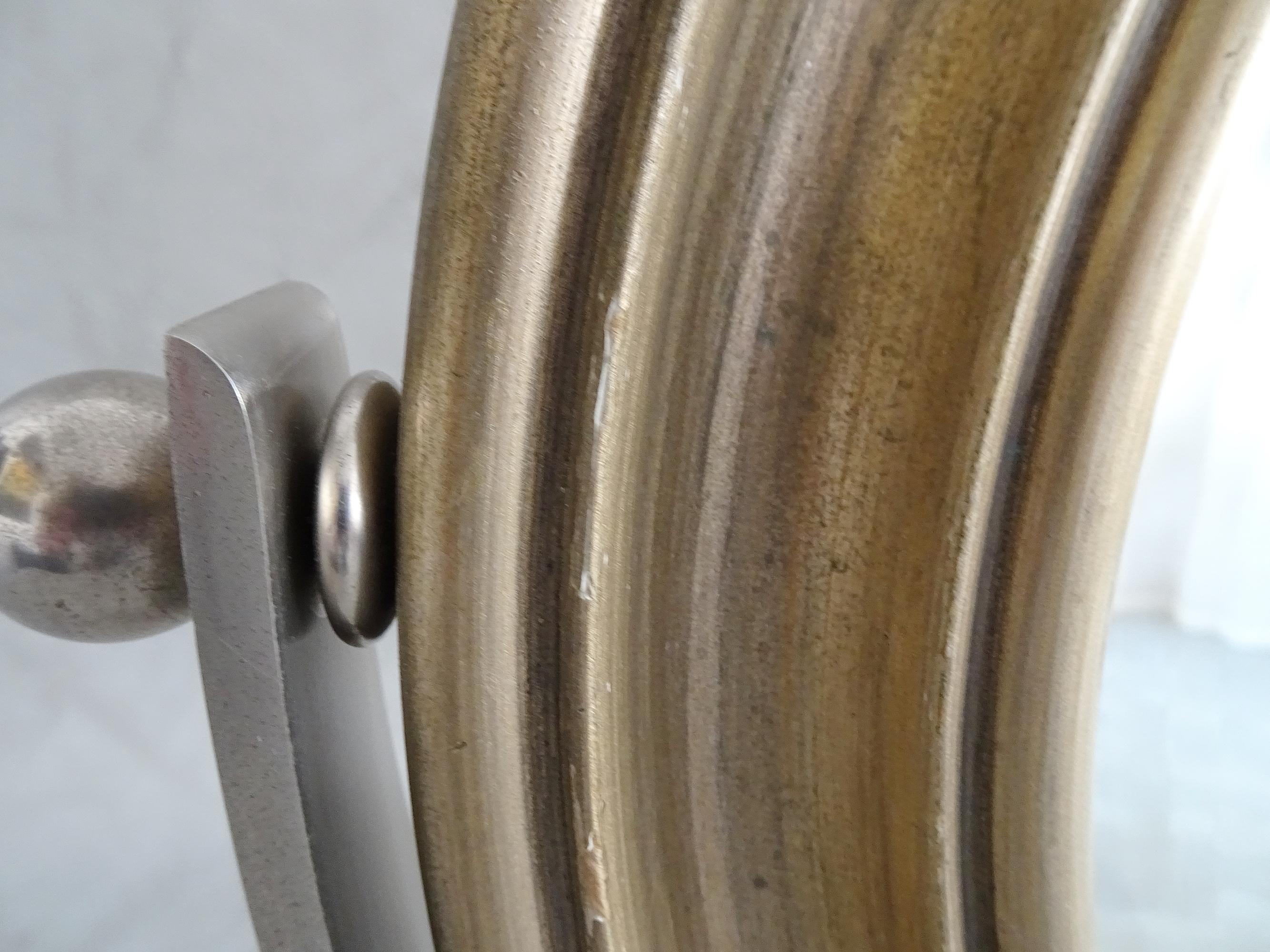 20th Century Mid-Century Table Mirror Narciso by Sergio Mazza, Italy, 1960s For Sale