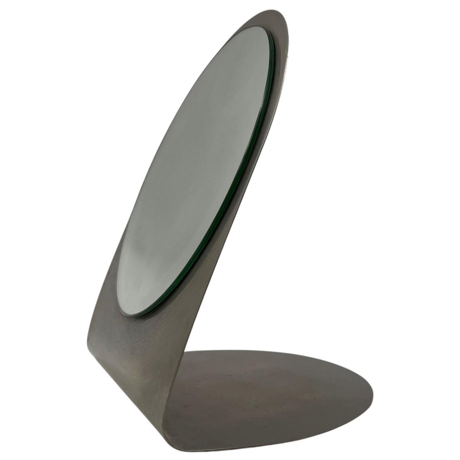 Mid-century table mirror / vanity, France 1970s