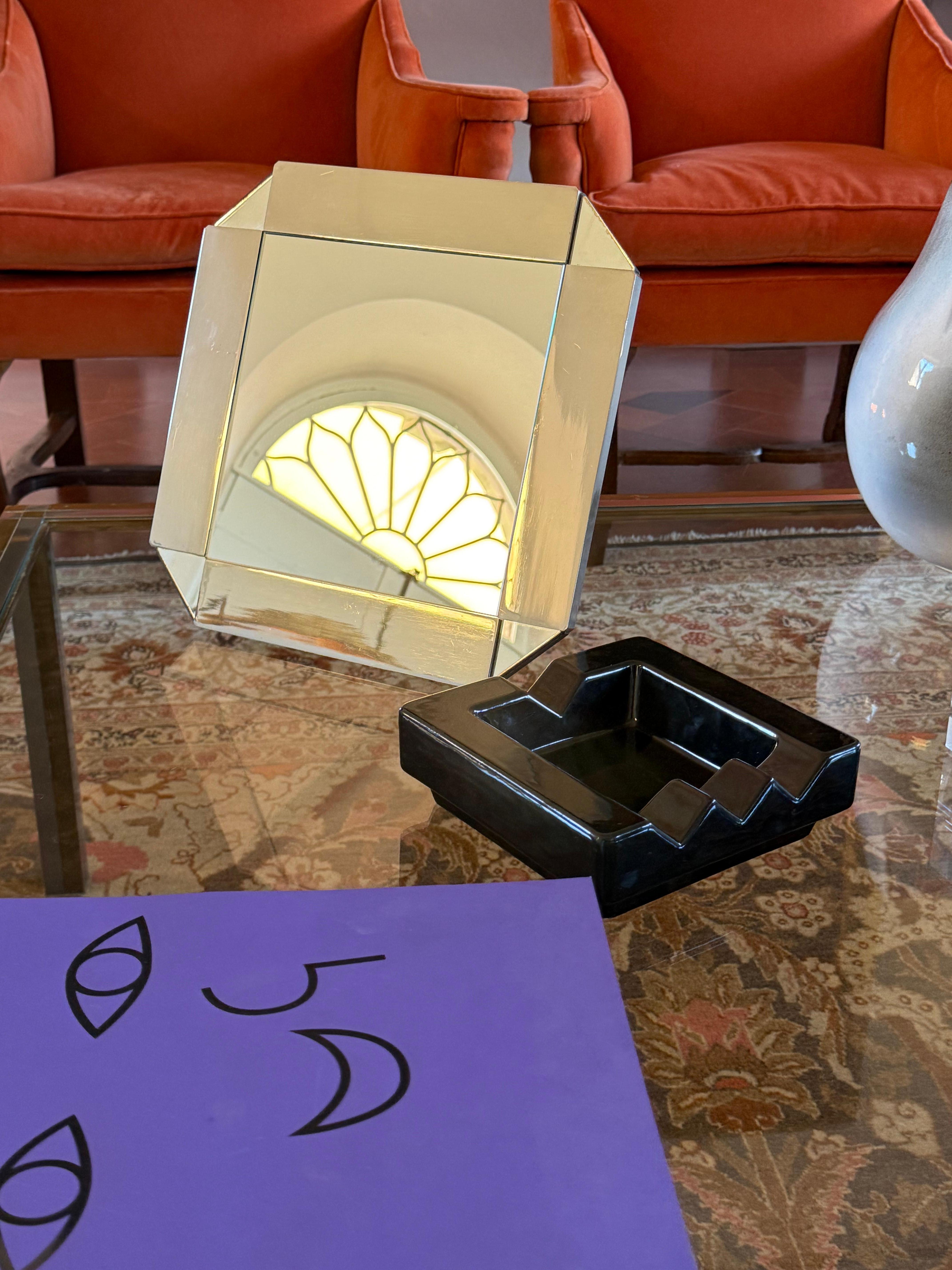 Italian Miroir de table / vanité du milieu du siècle, Italie 1970 en vente