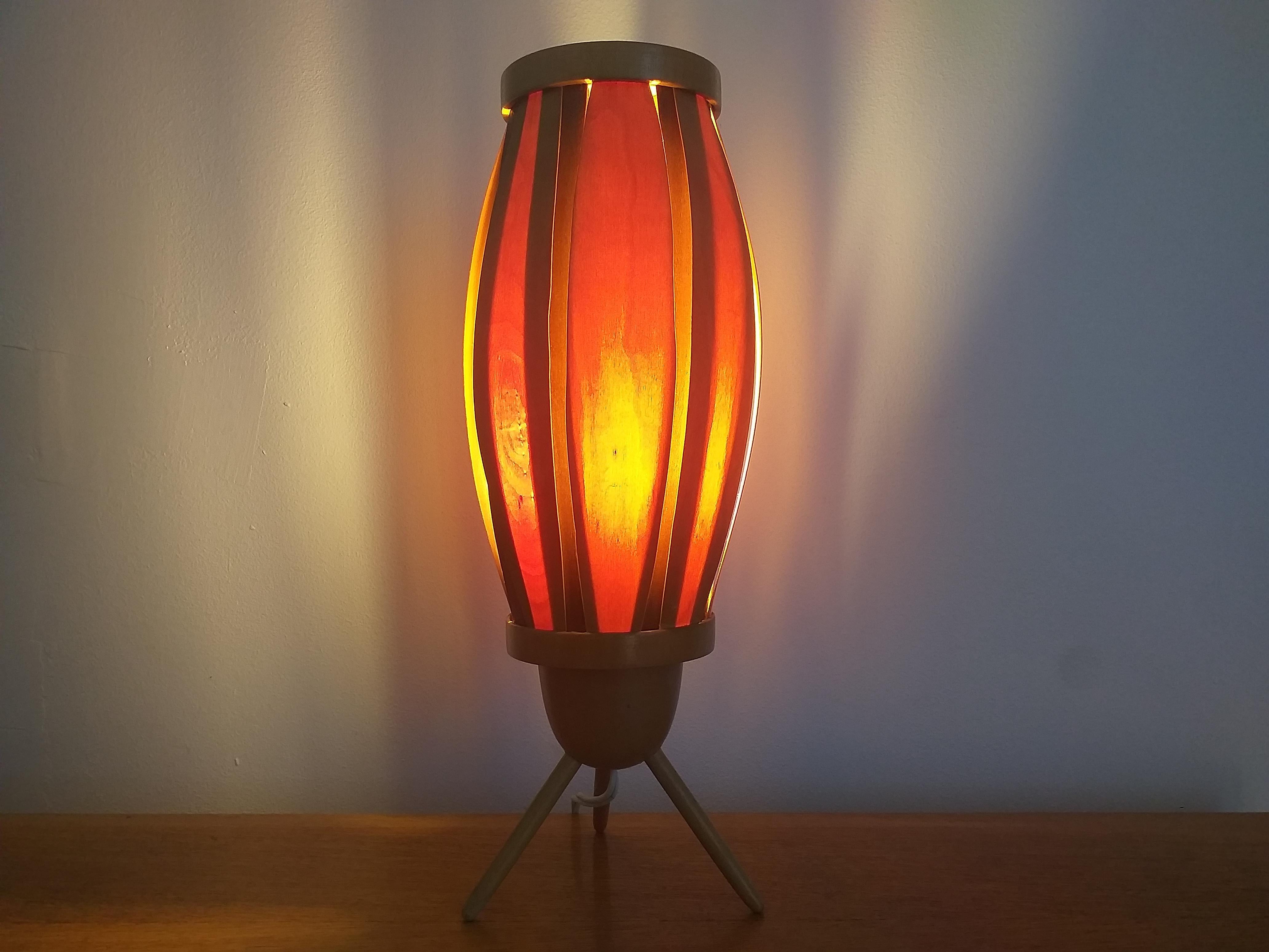 Mid Century Table or Floor Lamp ULUV, 1960s For Sale 2