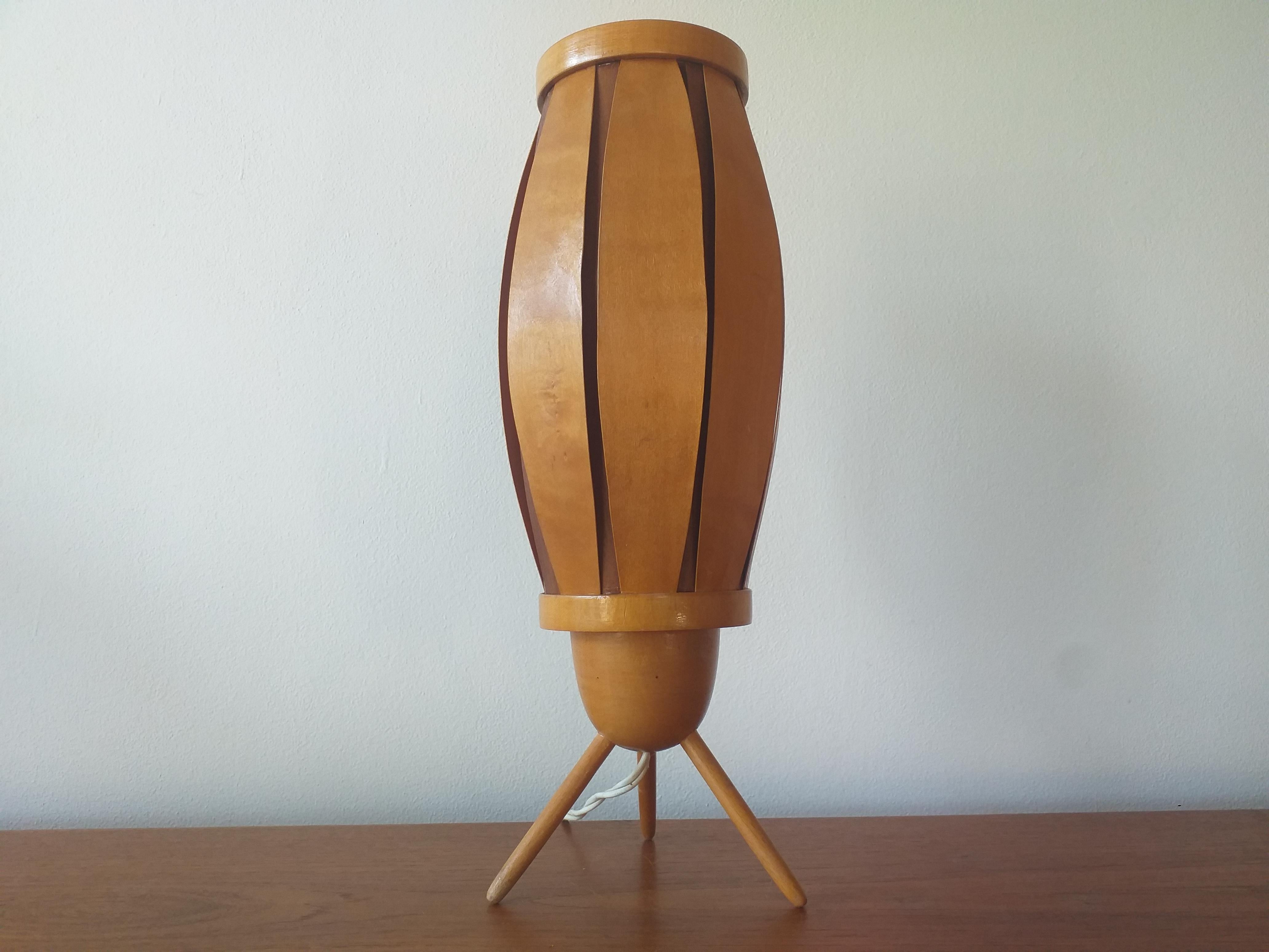 Czech Mid Century Table or Floor Lamp ULUV, 1960s For Sale