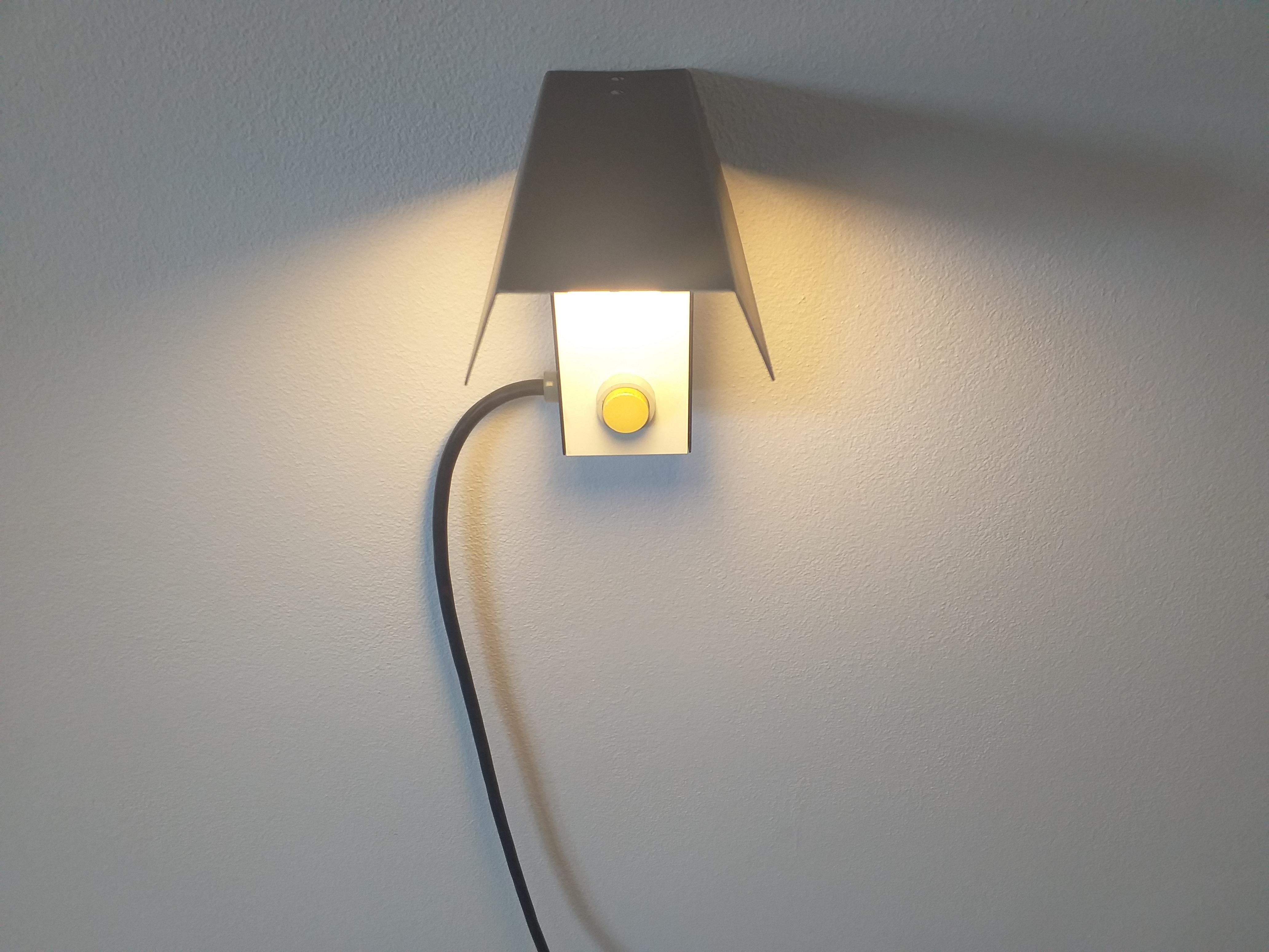 Czech Midcentury Table or Wall Lamp Napako Designed by Josef Hurka, 1970s For Sale