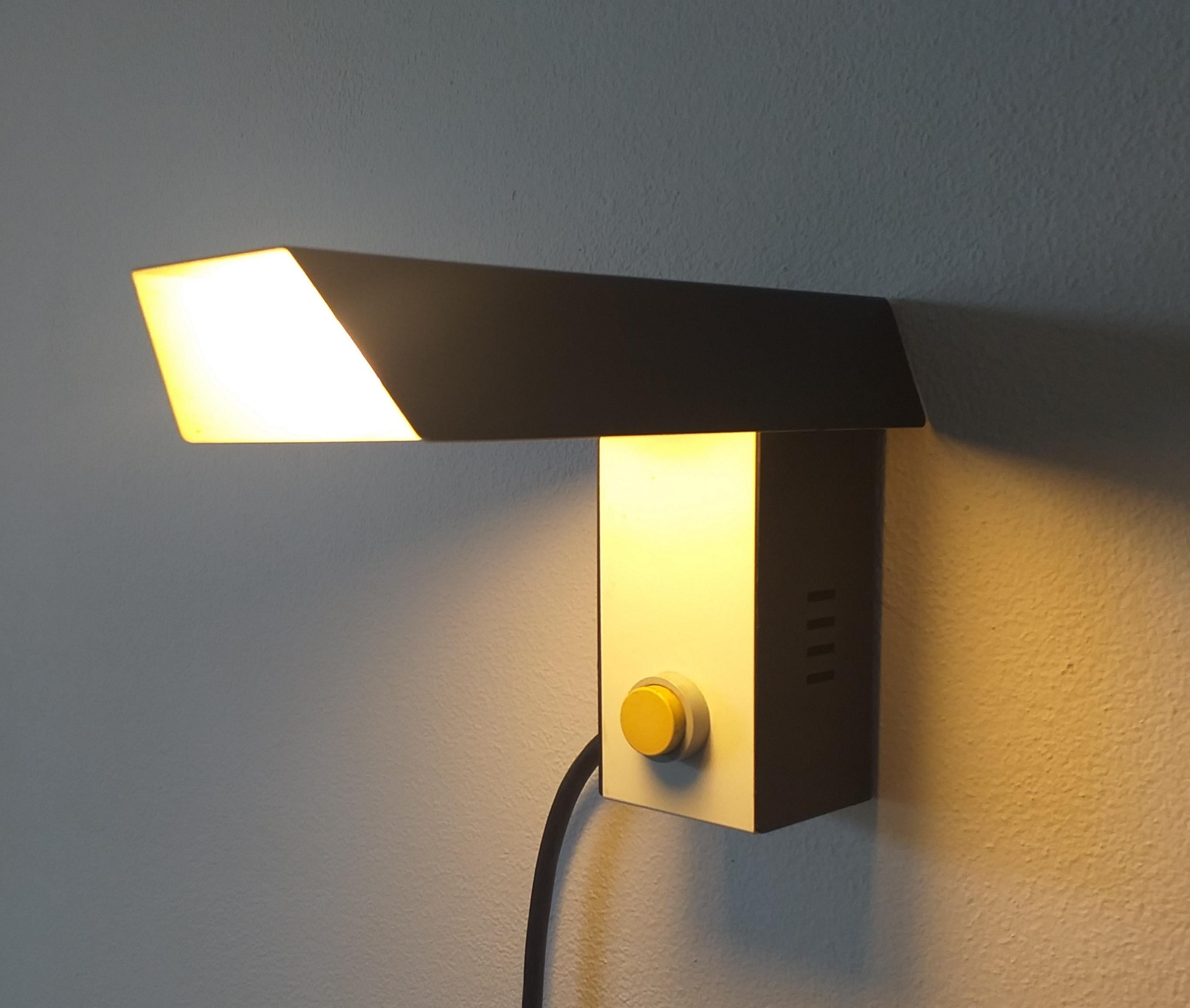 Midcentury Table or Wall Lamp Napako Designed by Josef Hurka, 1970s For Sale 1